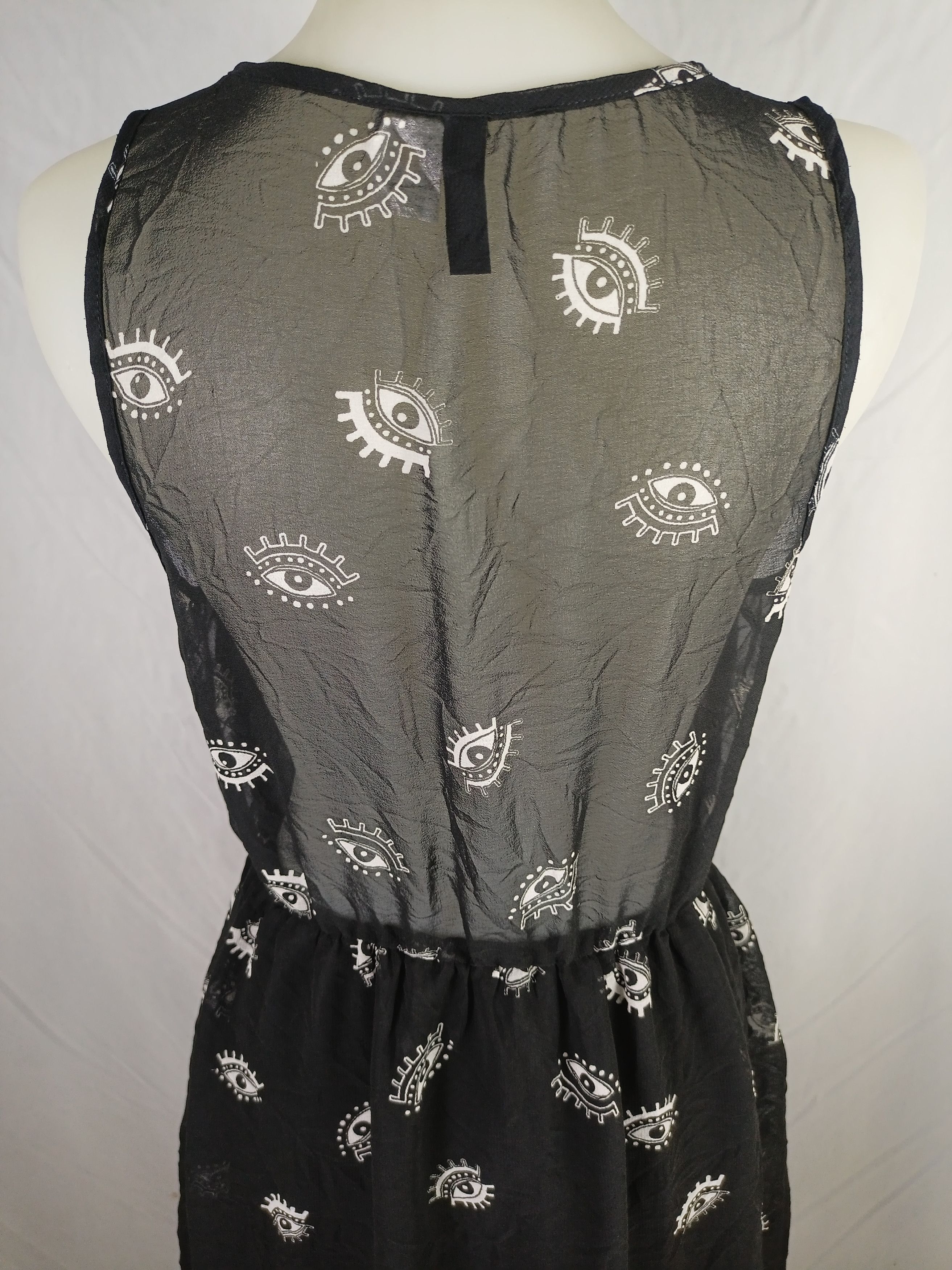 Divided × H&M × Japanese Brand H&M Divided Black All Seeing Eye Dress Sleeve less Size M / US 6-8 / IT 42-44 - 19 Thumbnail