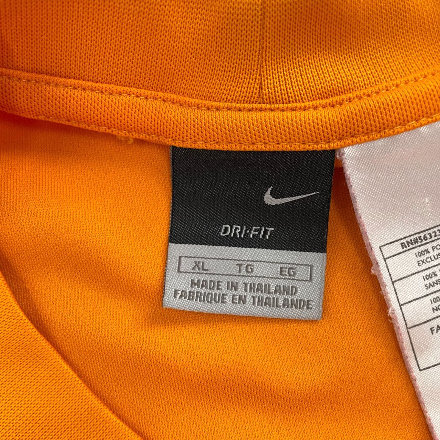 Nike VINTAGE Nike Court Shirt Adult Extra Large Orange Tennis Crew Neck Swoosh Men XL Size US XL / EU 56 / 4 - 6 Thumbnail
