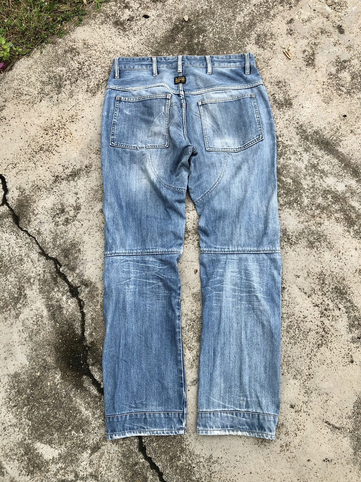 G-Star VINTAGE GSTAR BIKERS DENIM Size US 33 - 5 Thumbnail