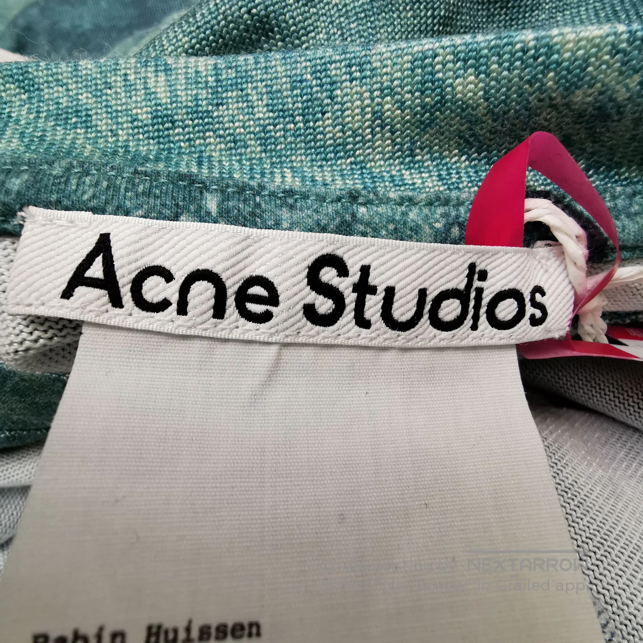 Acne Studios Acne Studios XXS Cotton Gradient Green Long Dress. Size US S / EU 44-46 / 1 - 8 Thumbnail