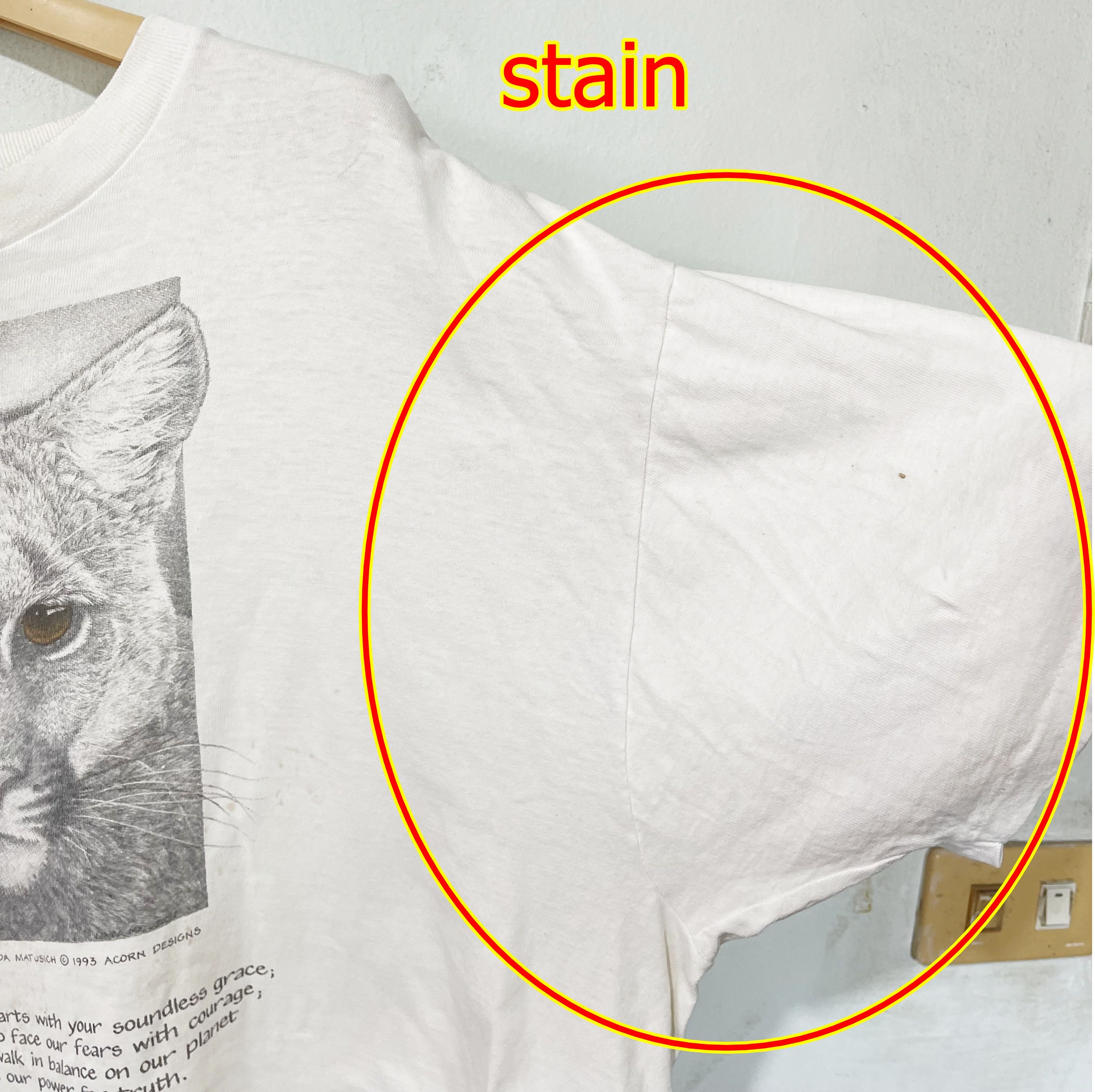 Vintage Vintage 90s Mountain Lion Wildlife T-Shirt Size US XL / EU 56 / 4 - 8 Thumbnail