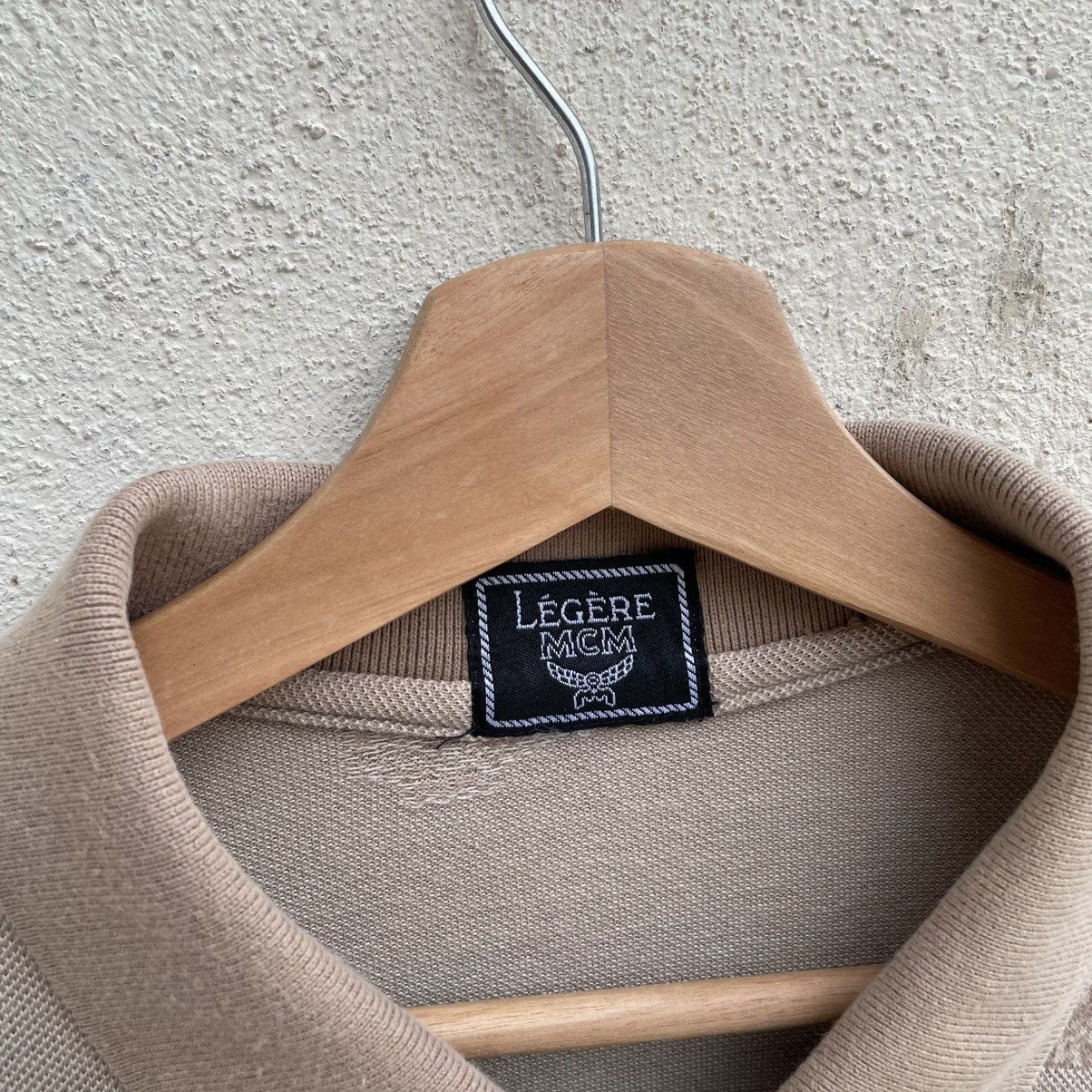MCM × Vintage Vintage MCM Mongram Polos Longsleeve 🍒 Size US M / EU 48-50 / 2 - 6 Thumbnail