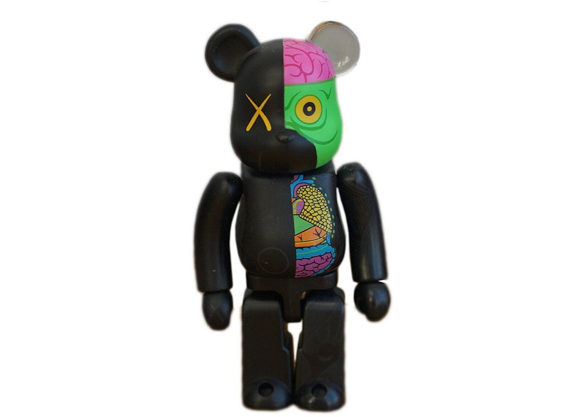 image of Bearbrick Kaws Dissected Black Medicom, Men's