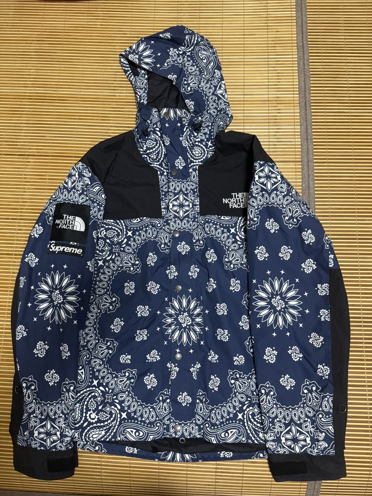 Supreme Supreme tnf the north face Bandanna paisley mountain Jacket |  Grailed