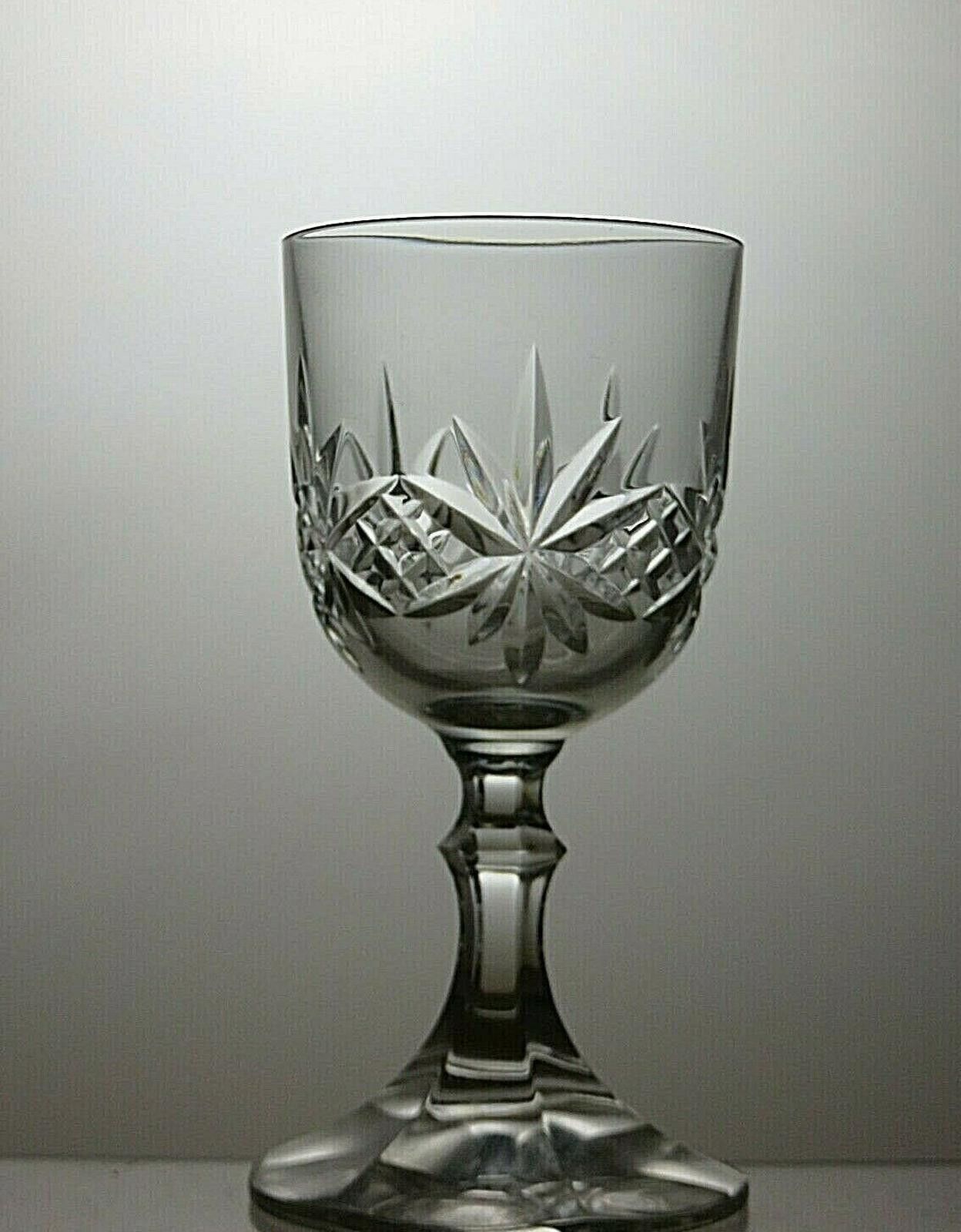 Other Zawiercie Crystal Cut Glass Set Of 3 Sherry Glasses 5 1/4" Size ONE SIZE - 4 Thumbnail