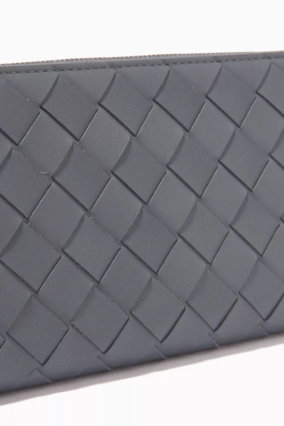 Bottega Veneta o1n1vont1124 Size: OS / Zip Around Wallet in Grey Size ONE SIZE - 4 Thumbnail