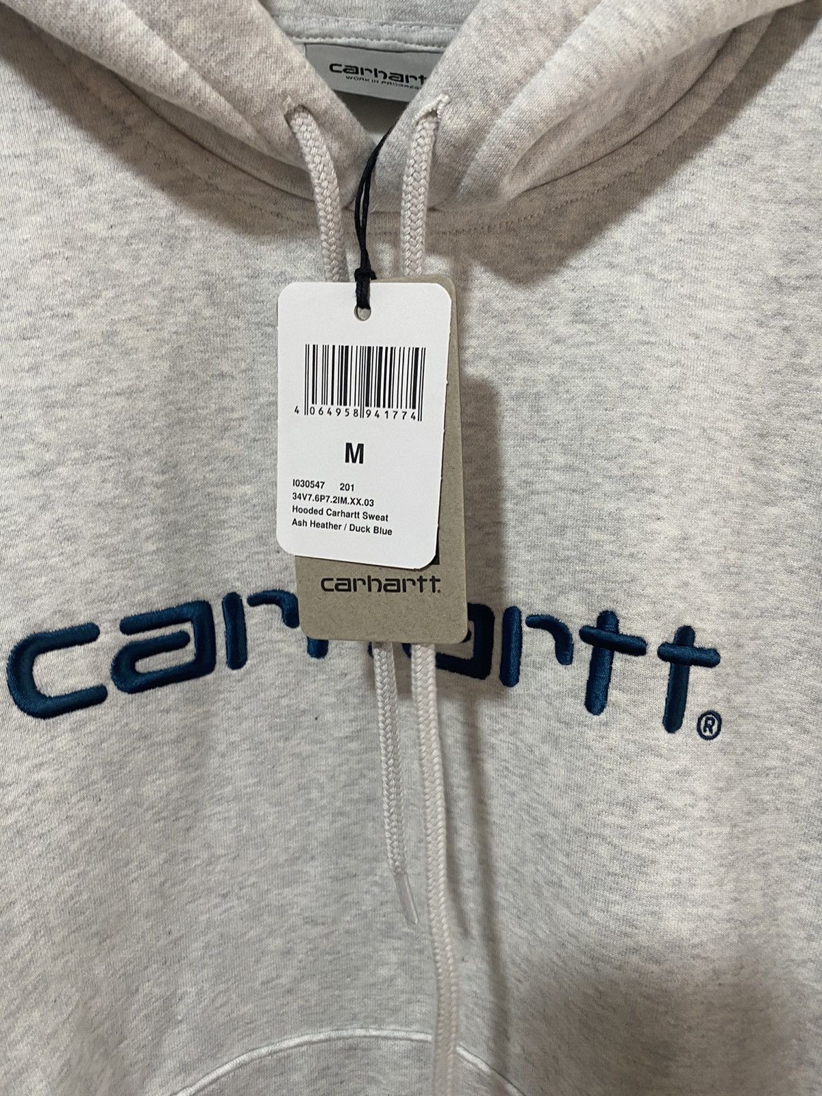 Carhartt Wip Carhartt Wip Open store Shibuya sweatshirt size M gray white Size US M / EU 48-50 / 2 - 10 Thumbnail
