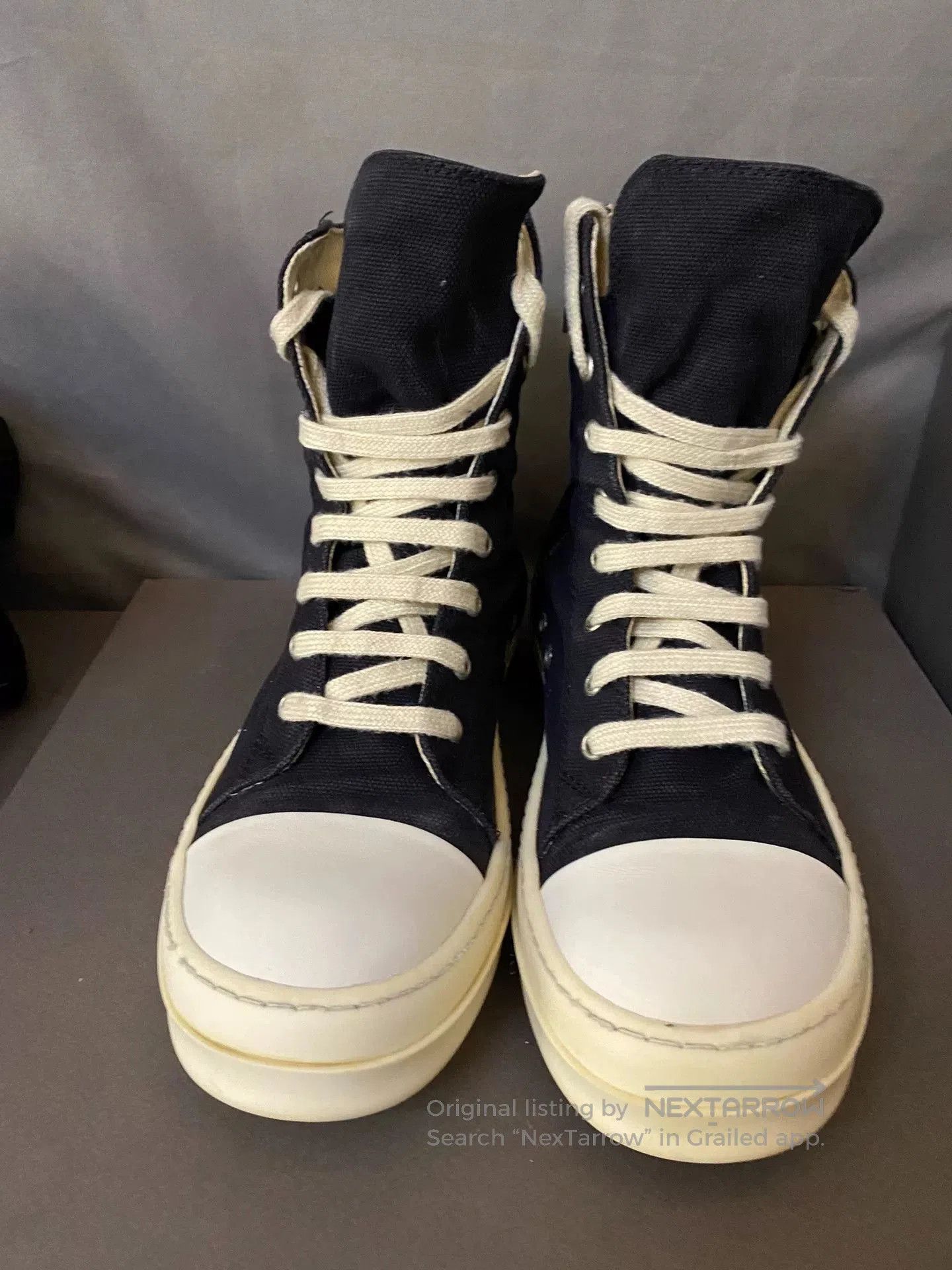 Other rick owens high top canvas sneakers size 41. Size US 8 / EU 41 - 2 Thumbnail