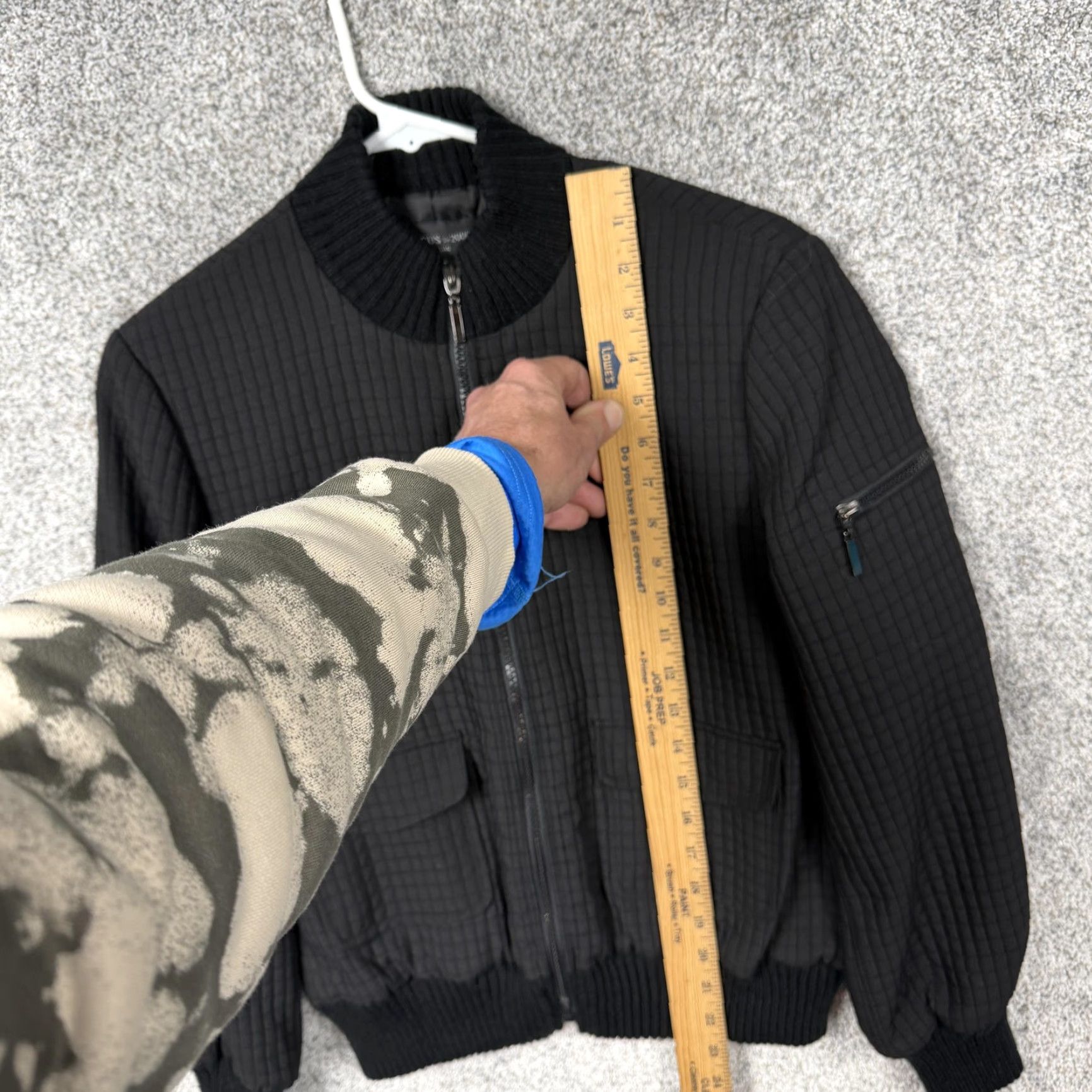 Vintage VINTAGE Focus 2000 Womens Bomber Jacket 10P Quilted Full Zip Lined Pockets Black Womens Petite 10P Bomber Jacket Girls/Mens? Size L / US 10 / IT 46 - 2 Thumbnail