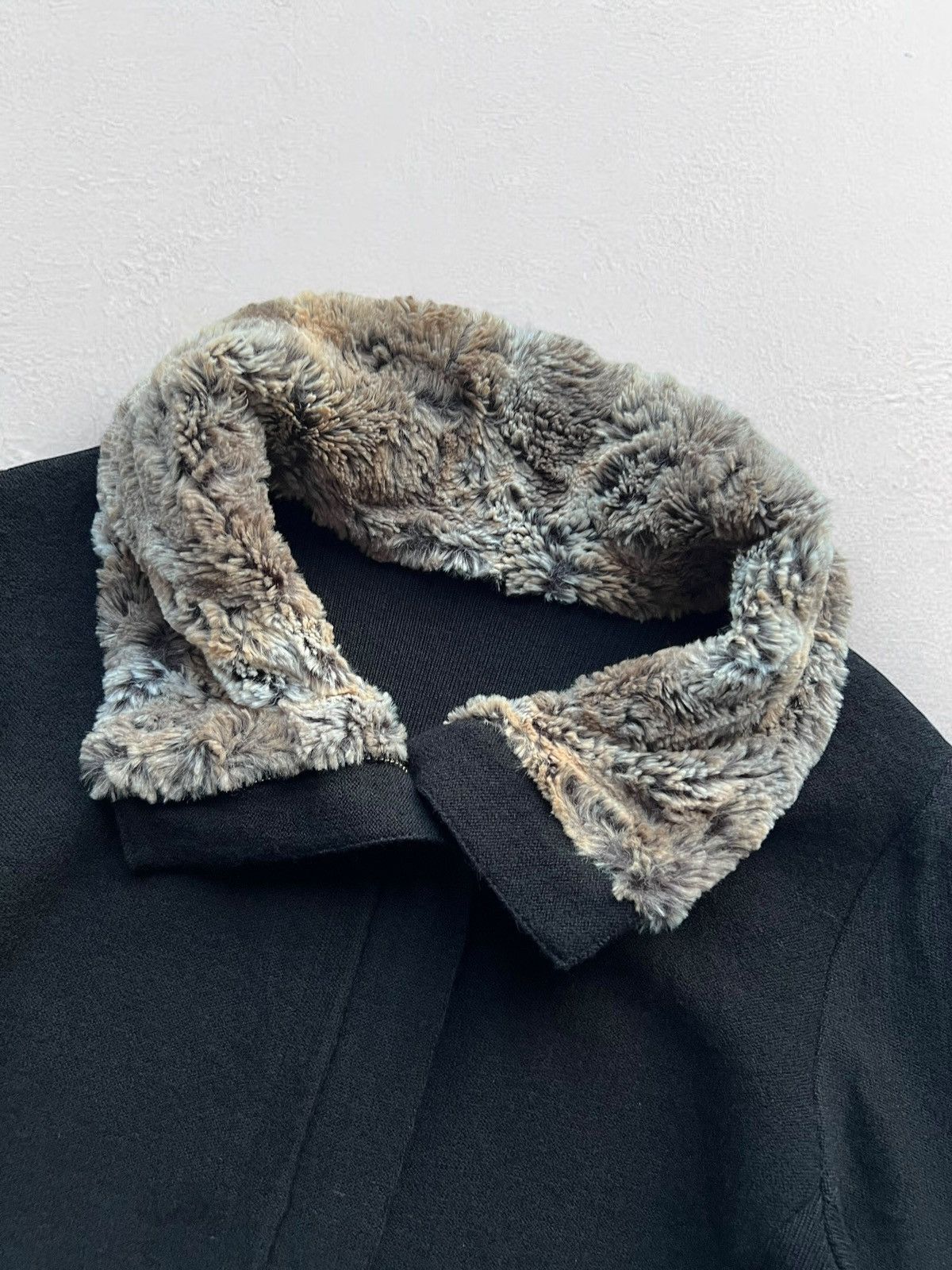 Japanese Brand FUR FAUX SWEATER IF SIX WAS NINE STYLE LUXURY y2k zipper Size M / US 6-8 / IT 42-44 - 3 Thumbnail