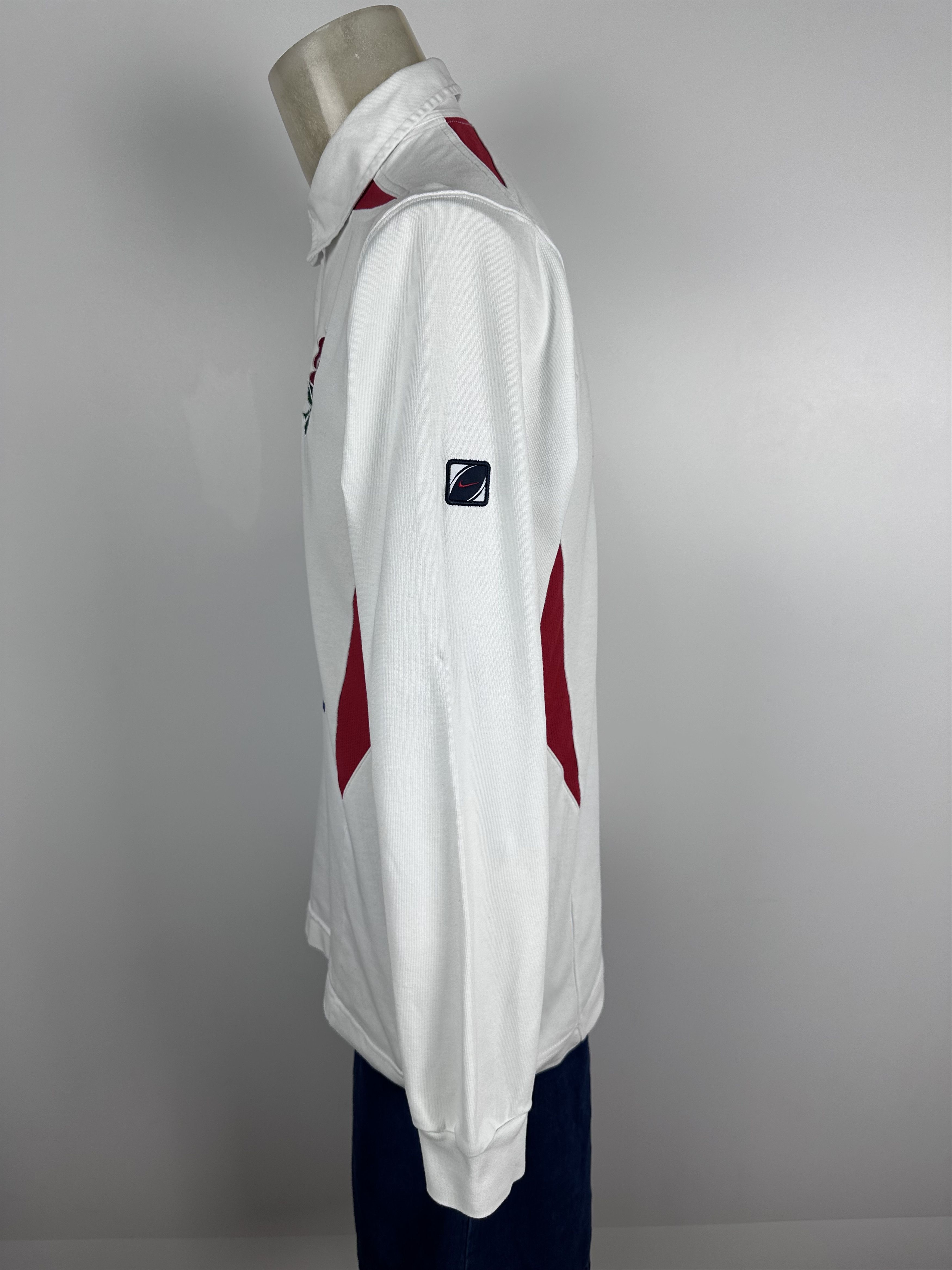 Nike × Vintage ENGLAND 2003 rugby union long sleeve shirt jersey white Nike Size US M / EU 48-50 / 2 - 4 Thumbnail