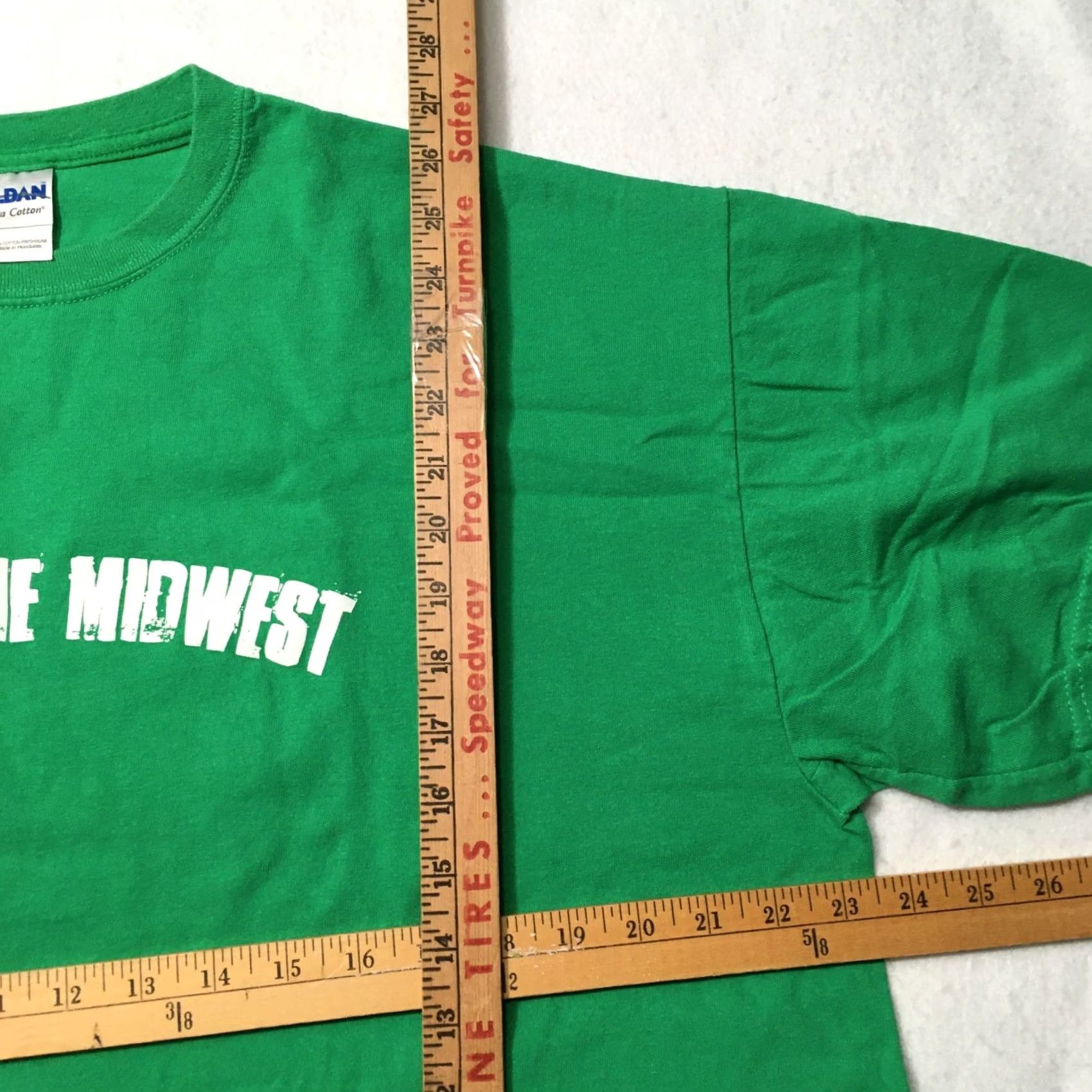 Gildan Gildan T Shirt Mens Size XL Green Minnesota midwest Size US XL / EU 56 / 4 - 4 Thumbnail