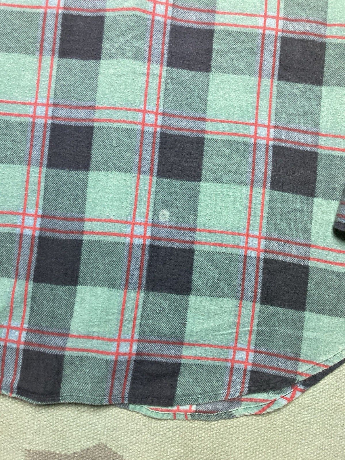 Vintage 80s flannel shirt brushed cotton blue plaid soft men’s XXL Size US XXL / EU 58 / 5 - 8 Thumbnail