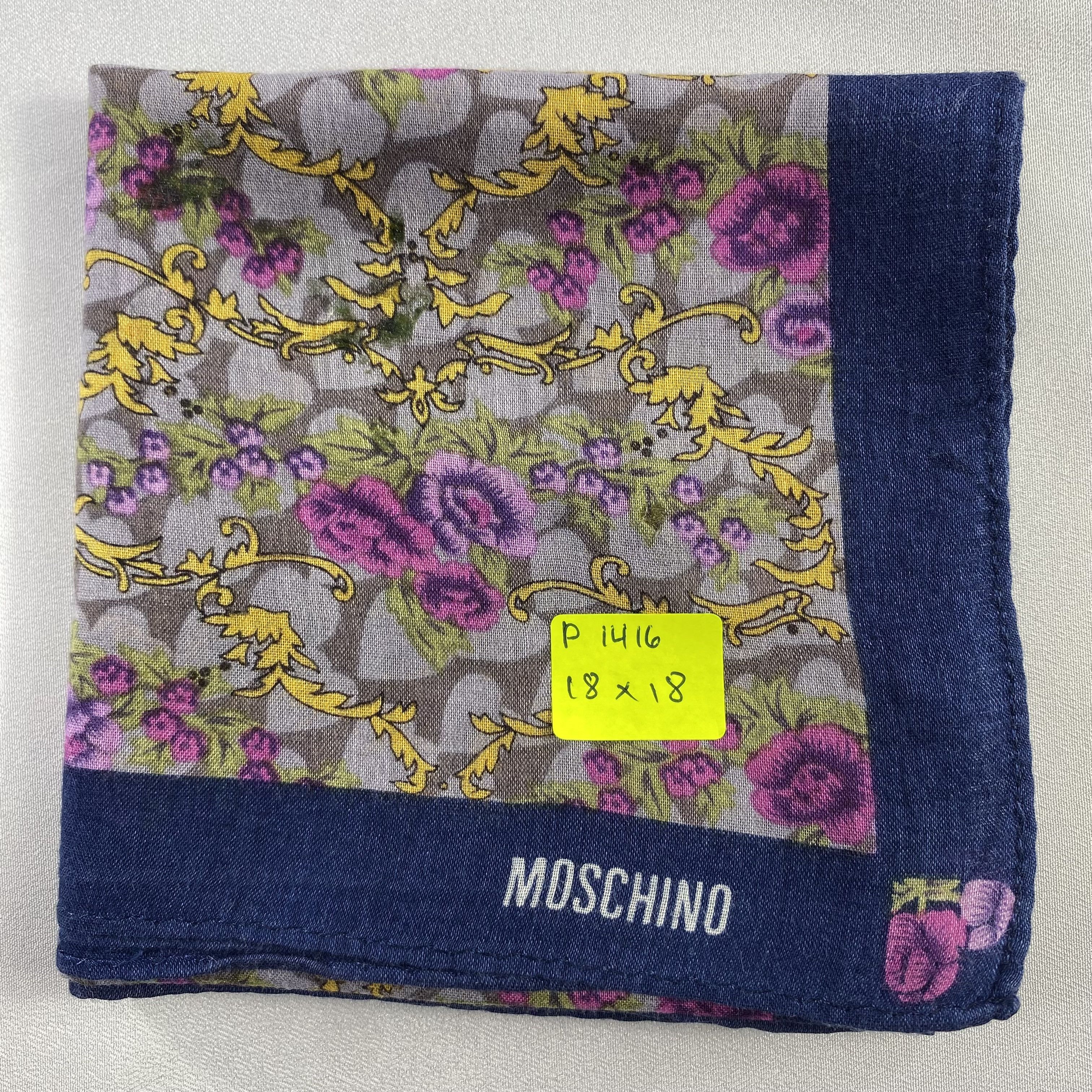 Moschino × Vintage Moschino Bandana/ Handkerchief / Neckerchief-P1416 Size ONE SIZE - 5 Thumbnail
