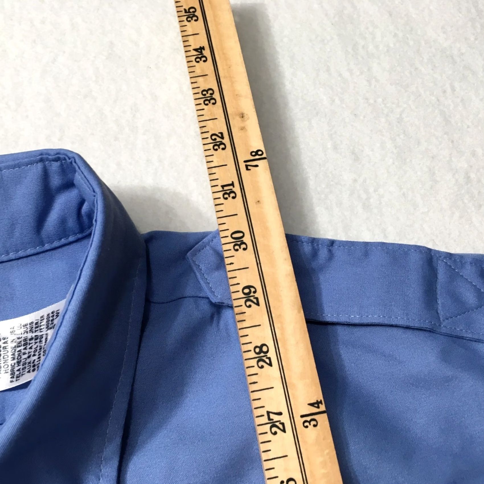 Vintage Horace Small Uniform Shirts XL Blue Short Sleeve Button-Up Men Regular Collar Distinctive Deput y Theme Law Enforcement Size US XL / EU 56 / 4 - 6 Thumbnail