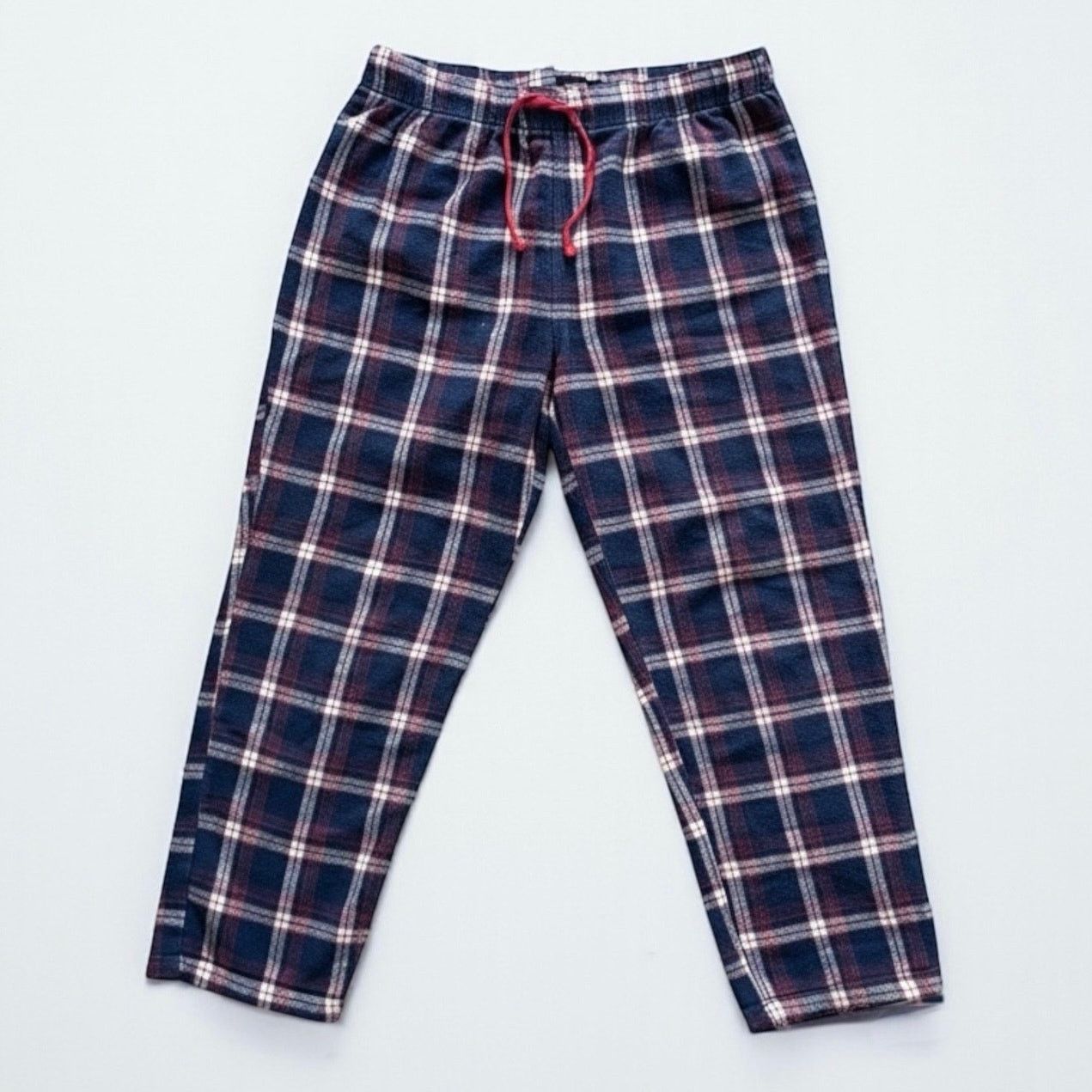 Nordstrom Nordstrom Mens Blue & Red Plaid Cotton Pajama Pants Size US 31 - 1 Thumbnail