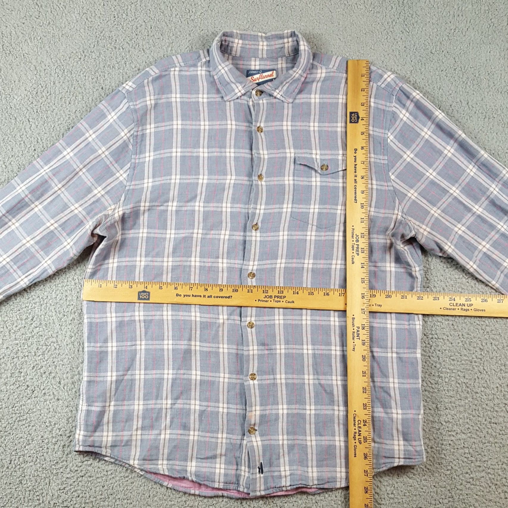 johnnie-O VINTAGE Johnnie-O Plaid Shirt Men Large Casual Flannel Cotton 90s Outdoor Workwear Size US L / EU 52-54 / 3 - 7 Thumbnail