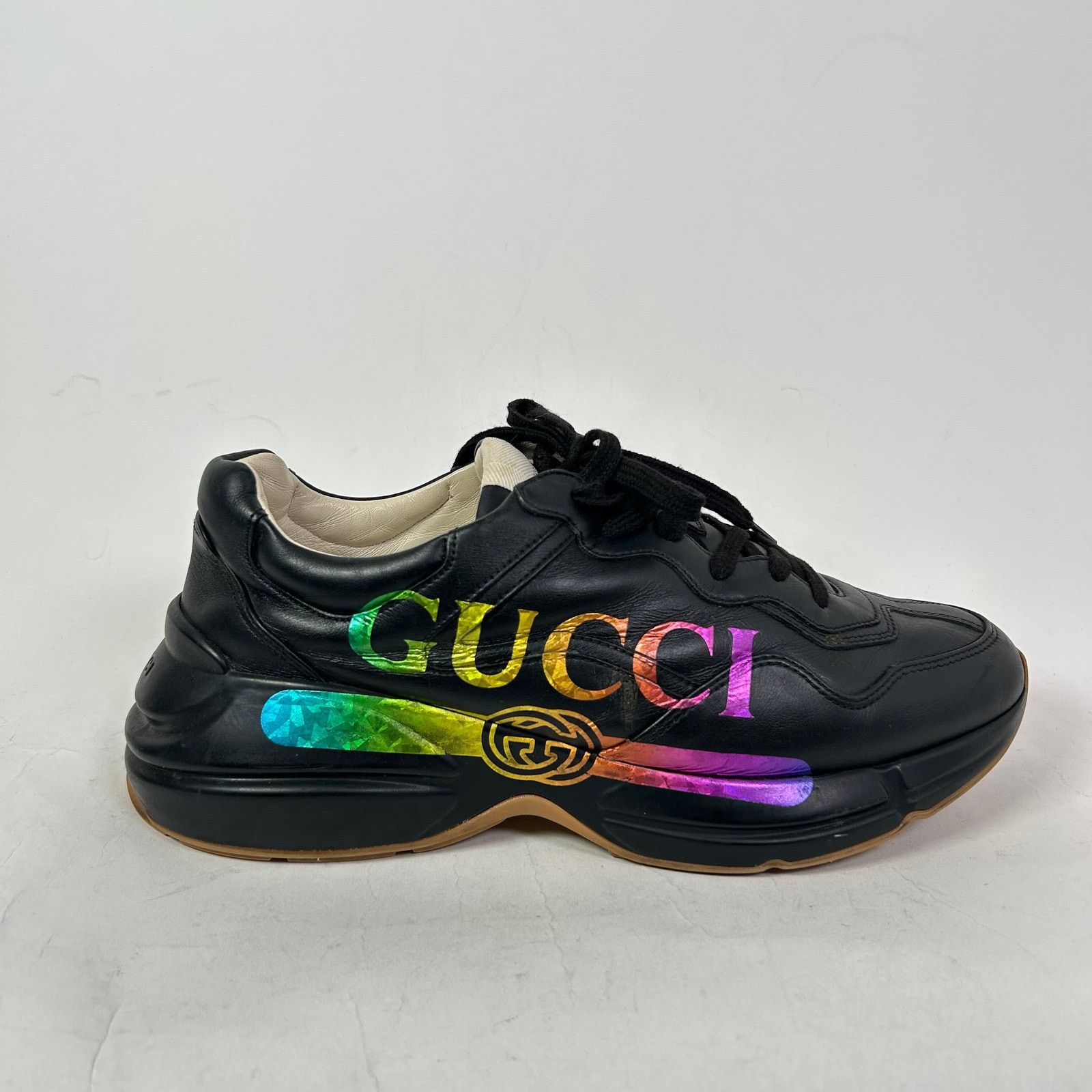 Gucci Gucci Iridescent Logo Rhyton Sneaker Size US 10 / EU 43 - 1 Thumbnail