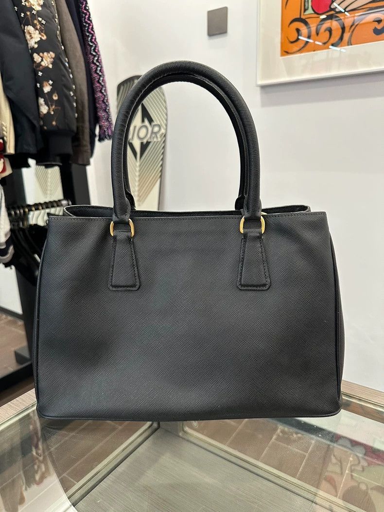 Prada Prada Black Saffiano Leather Shoulder Bag-2506 Size ONE SIZE - 3 Thumbnail