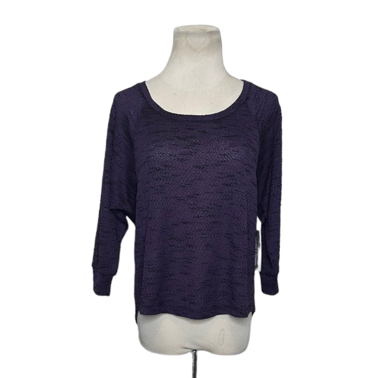 Threads 4 Thought Threads 4 Thought purple short sleeves sweater size small Size S / US 4 / IT 40 - 1 Thumbnail