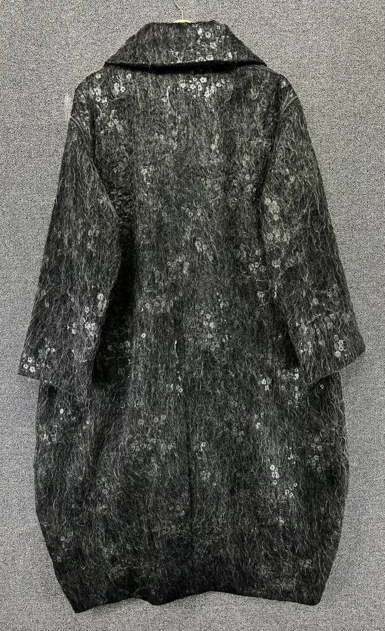 Hiroko Koshino Homme Vintage Hiroko Koshino Homme Rare Wool Long Jacket Size L / US 10 / IT 46 - 12 Thumbnail