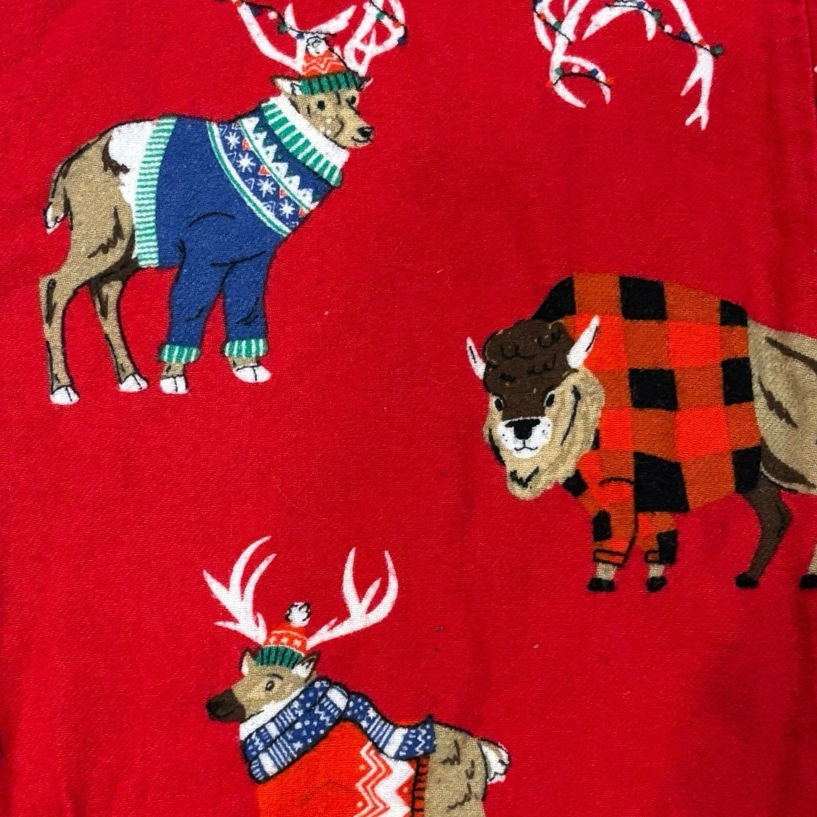 Old Navy Old Navy Holiday PJ Flannel Pants Medium Ski Sweater Buffalo Size US 30 / EU 46 - 3 Thumbnail