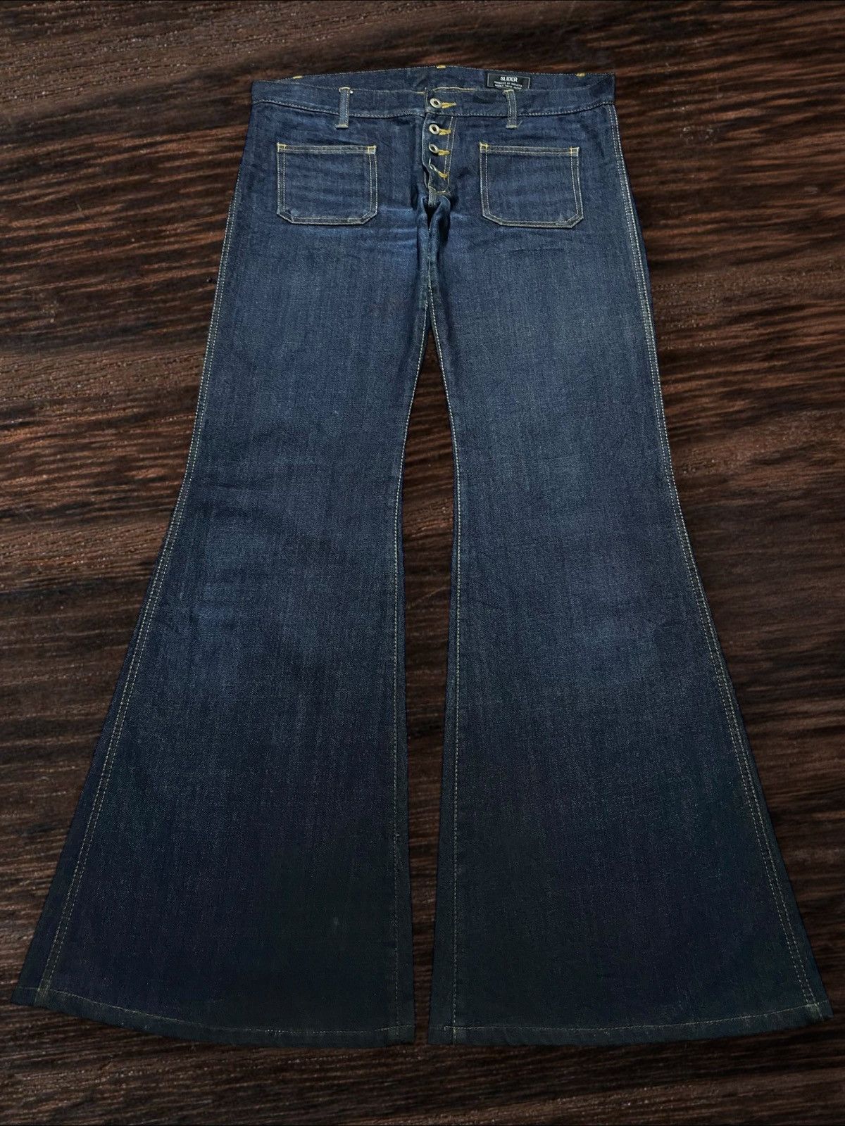KOJIMA GENES Vintage Japanese Brand Slider Inpired Evisu 70s Jeans Size US 36 / EU 52 - 1 Thumbnail