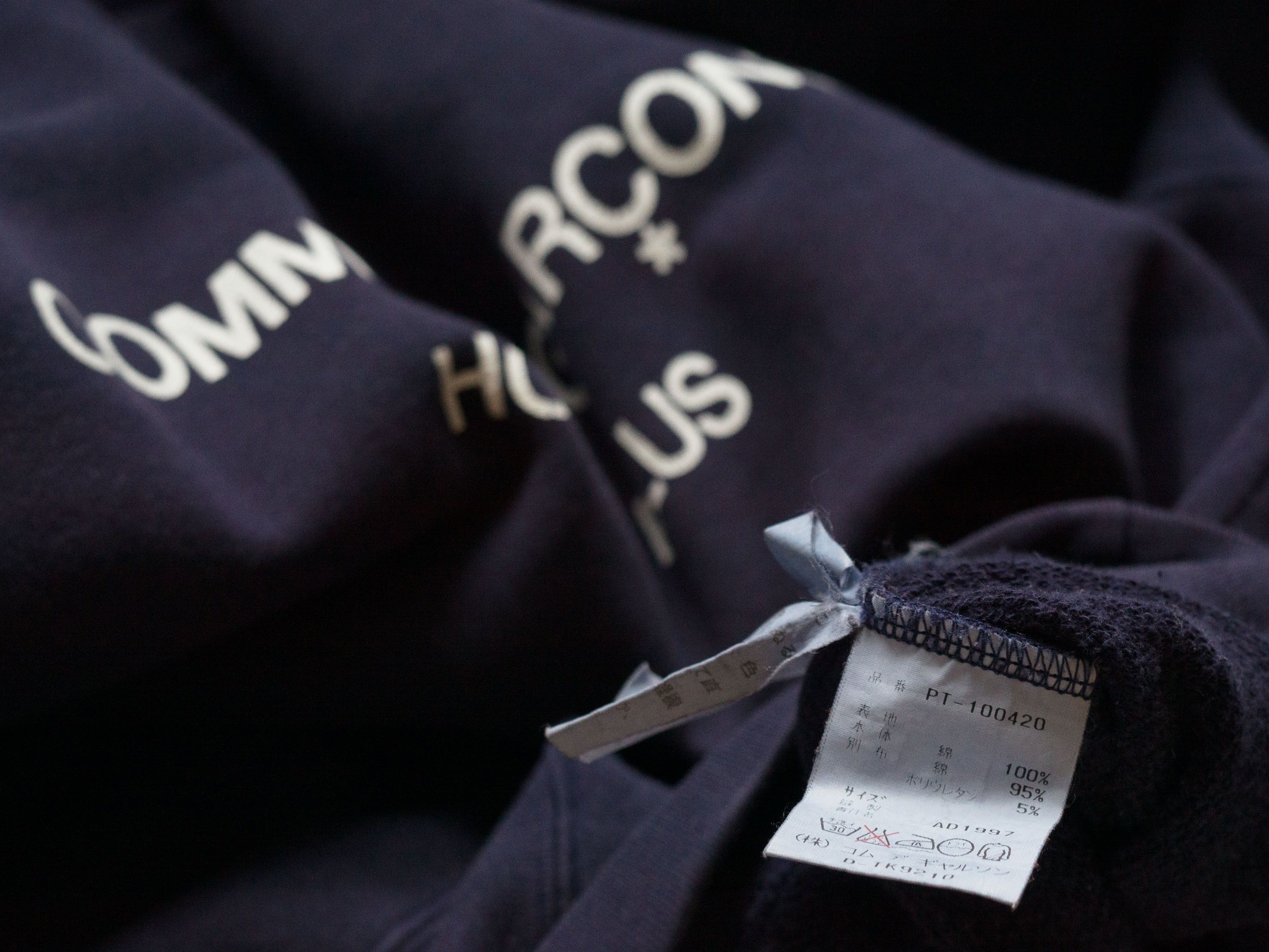 Comme des Garcons Homme Plus AD1997 COMME des GARÇONS HOMME PLUS LOGO PRINT SWEATSHIRT Size US L / EU 52-54 / 3 - 8 Thumbnail