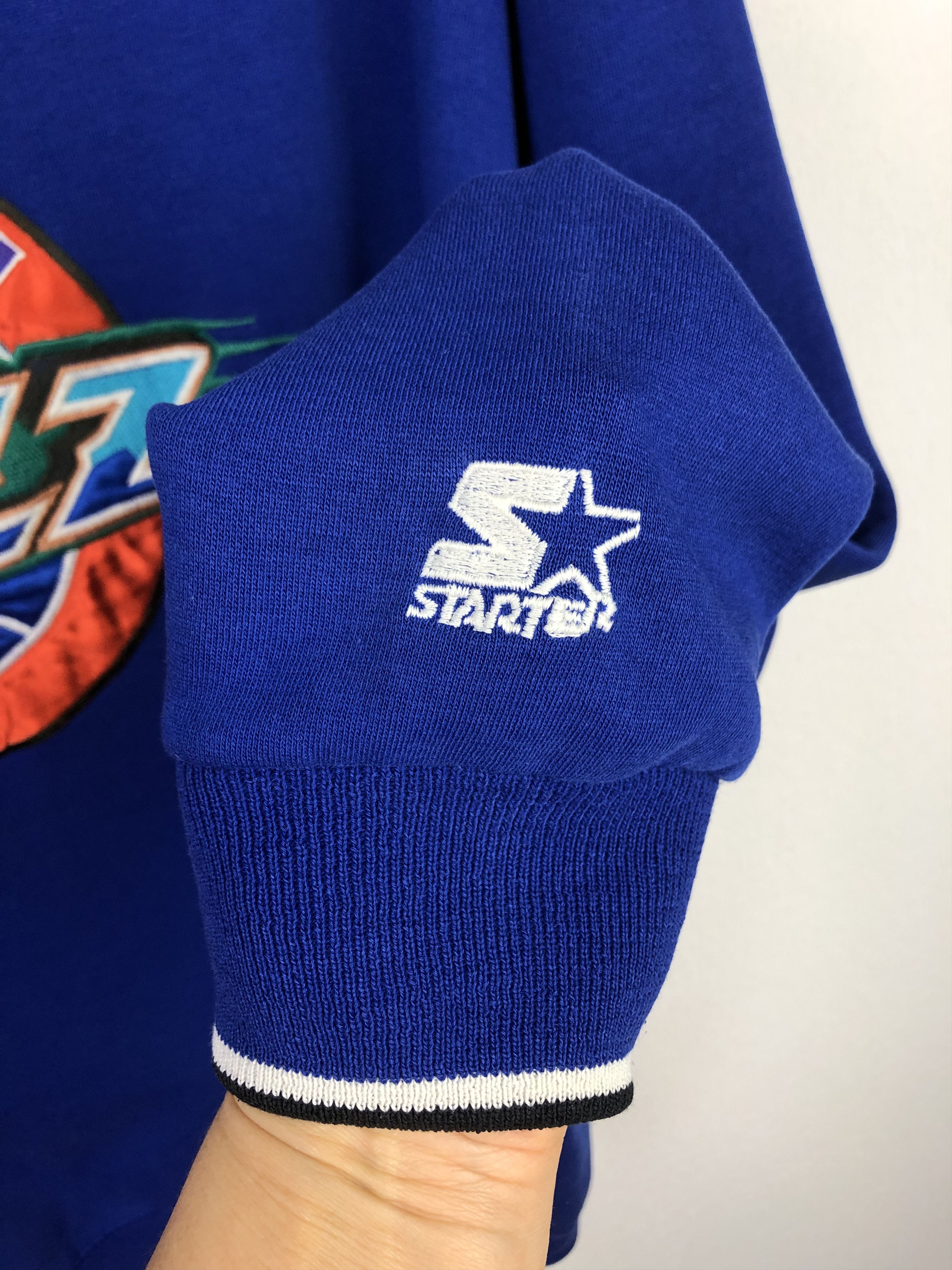 NBA Vintage 90's Starter Utah Jazz NBA Sweatshirt Mens Crewneck Size US L / EU 52-54 / 3 - 4 Thumbnail