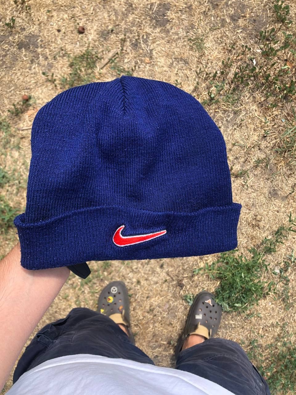 Nike Vintage Nike Big Logo Swoosh Retro Hats Drill Y2K 90s SK8 Size ONE SIZE - 1 Thumbnail