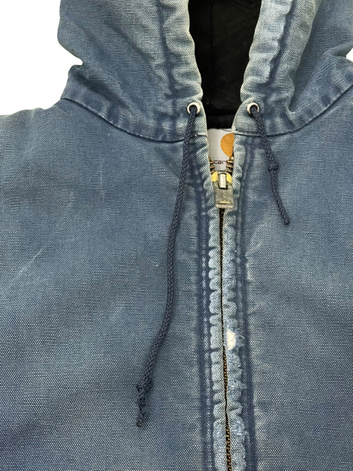 Carhartt Vtg Carhartt Detroit Hoodie Distress Sun Faded 5🟩8 Size US M / EU 48-50 / 2 - 8 Thumbnail