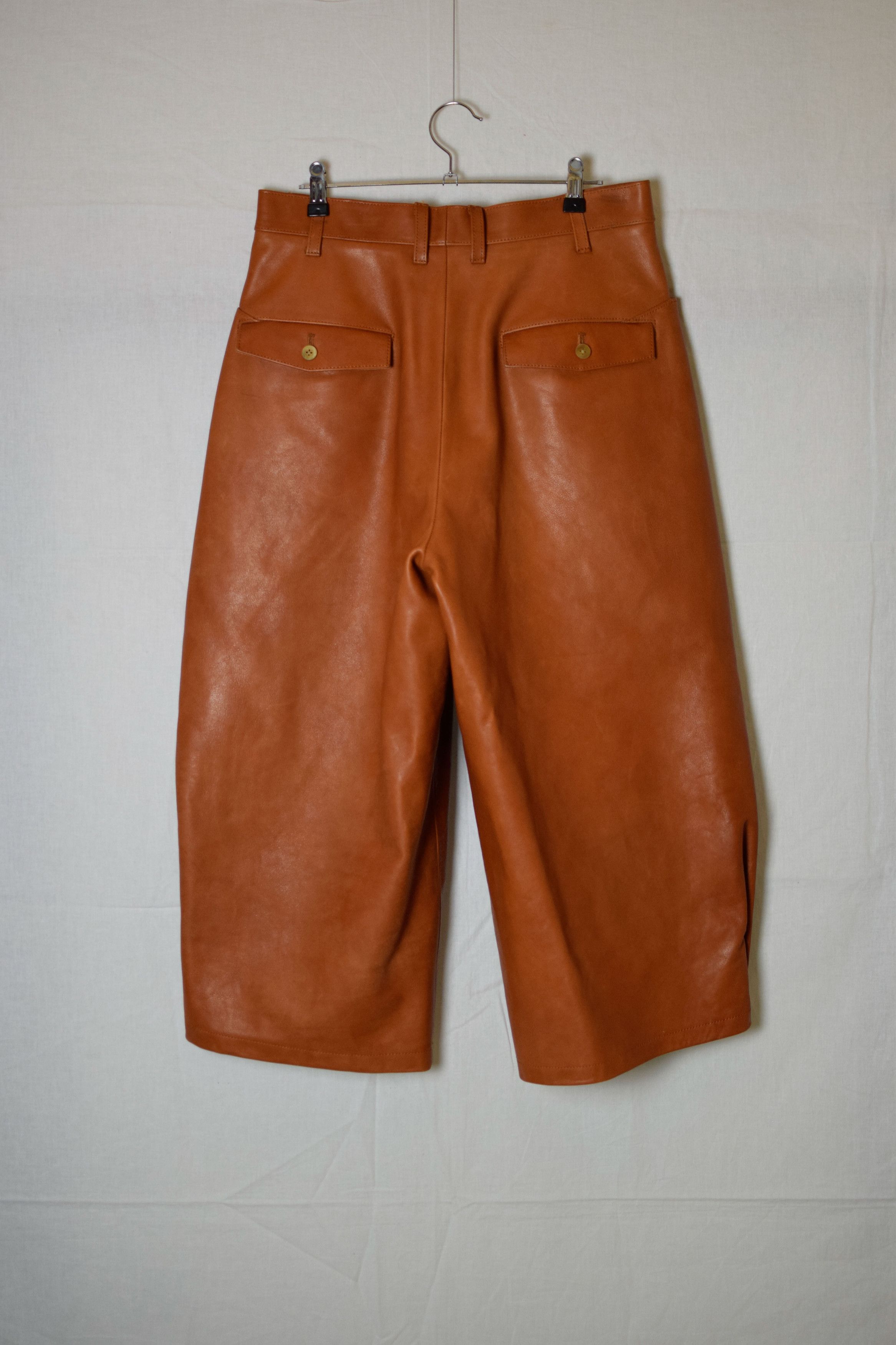 Yohji Yamamoto YYPH SS15 Leather Pants - HU-P43-702 Size US 30 / EU 46 - 3 Thumbnail