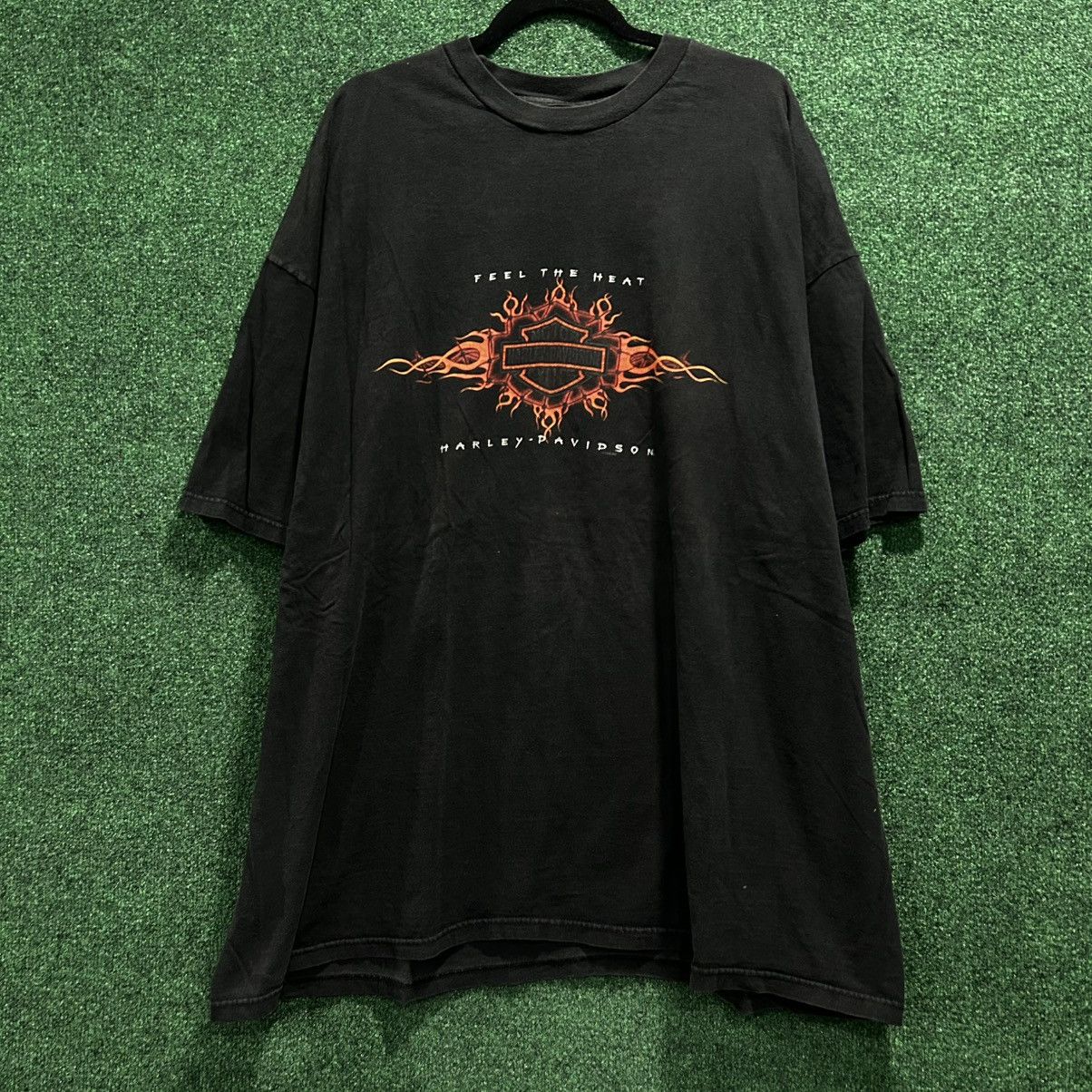 Harley Davidson】90s USA製 FEEL THE HEAT