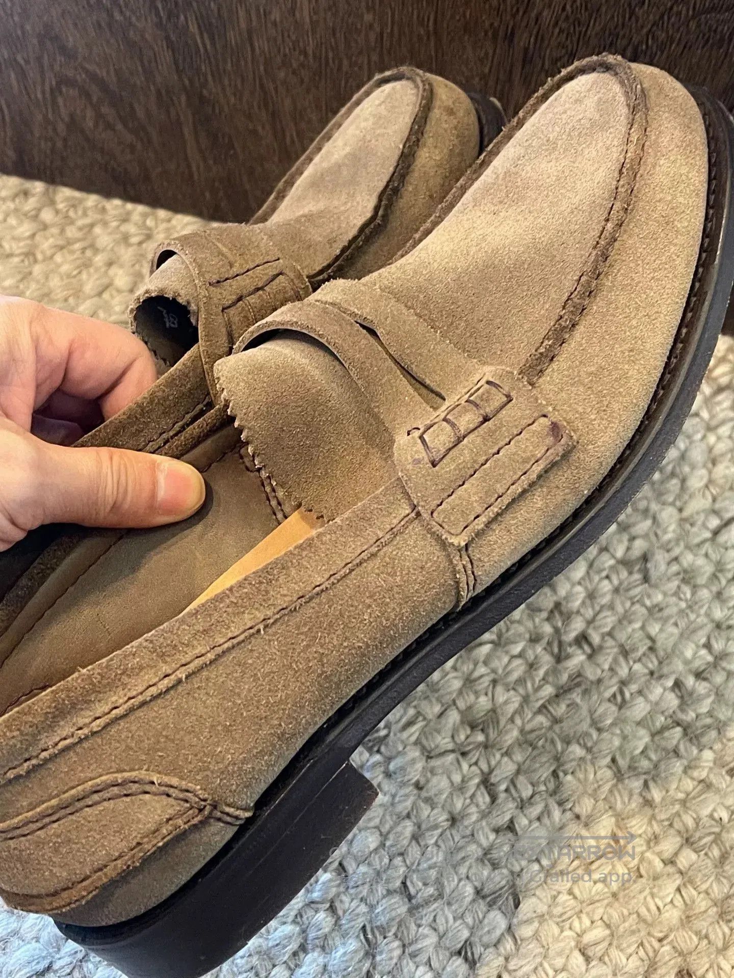 Church's Church's Brown Suede Loafers. Size US 10.5 / EU 43-44 - 4 Thumbnail