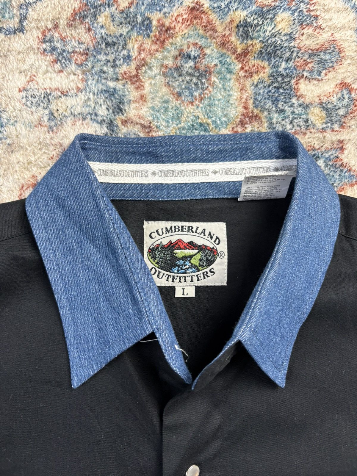 Vintage Vintage Cumberland Outfitter Striped Pearl Snap Shirt Large Size US L / EU 52-54 / 3 - 3 Thumbnail