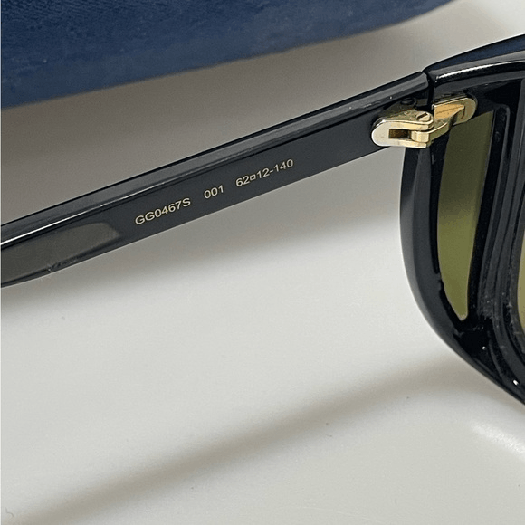 Gucci Gucci GG0467S 001 62 MM Sunglasses Black Size ONE SIZE - 3 Thumbnail