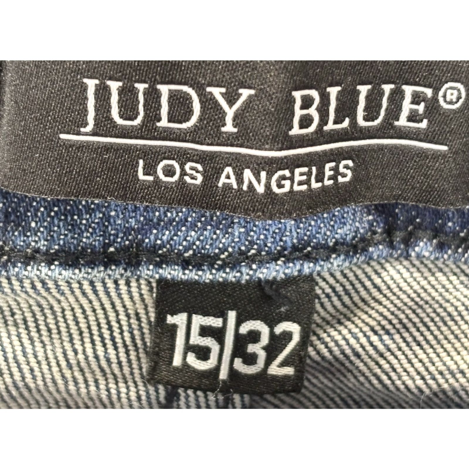Vintage Judy Blue Relaxed Fit Womens Jeans Size 15 32 Blue Stretch Distressed Raw Hem Womens Size 24" / US 00 / IT 34 - 6 Thumbnail