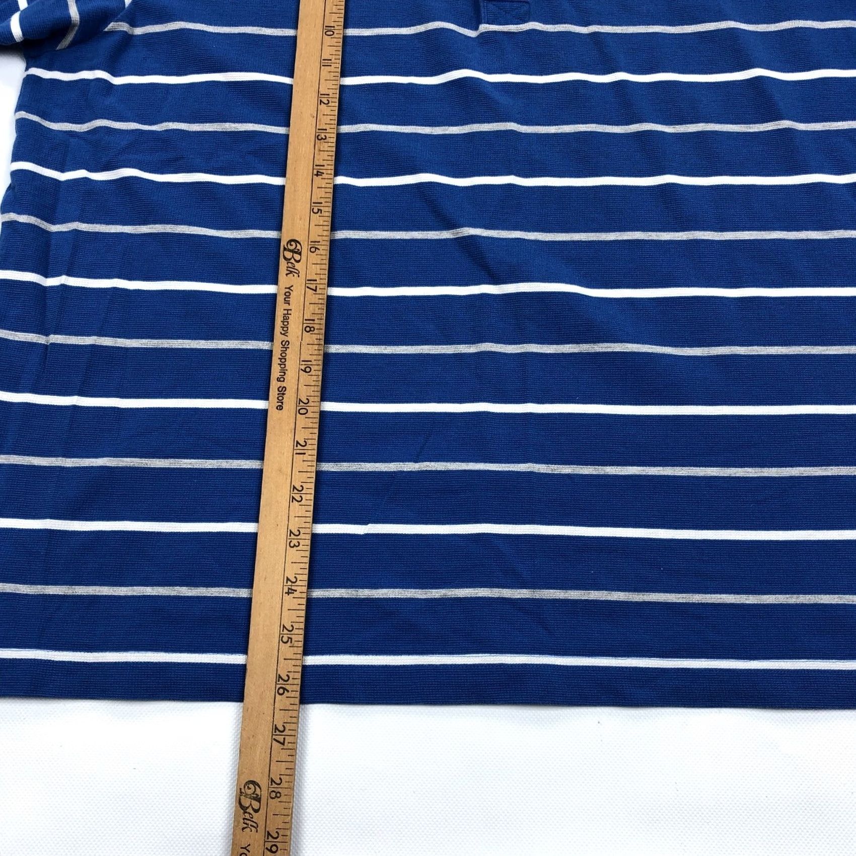 Lacoste Lacoste Sport Polo Shirt Striped Pique Men’s Blue White Gray Short Sleeve Size 8 XS XL Size US M / EU 48-50 / 2 - 5 Thumbnail