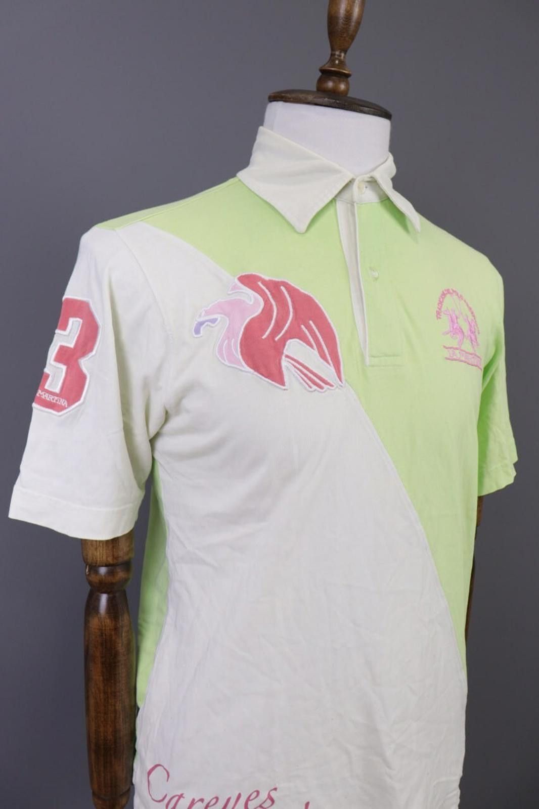 La Martina La Martina Multicolor Bird Careyes Polo Polo Shirt Size M Size US M / EU 48-50 / 2 - 9 Thumbnail
