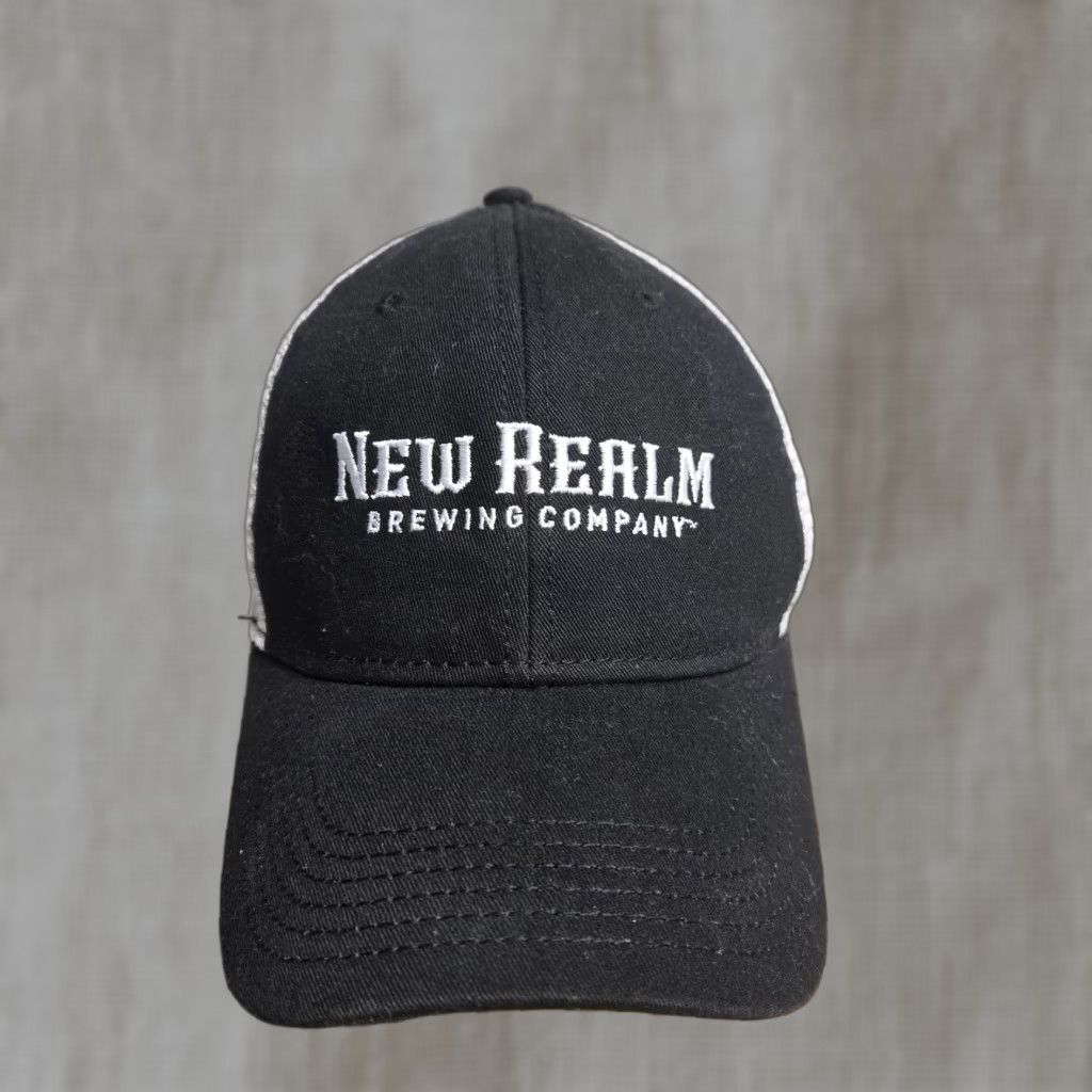 New Era New Realm Brewing Company Hat Black Adjustable Snapback Baseball Cap Size ONE SIZE - 1 Thumbnail