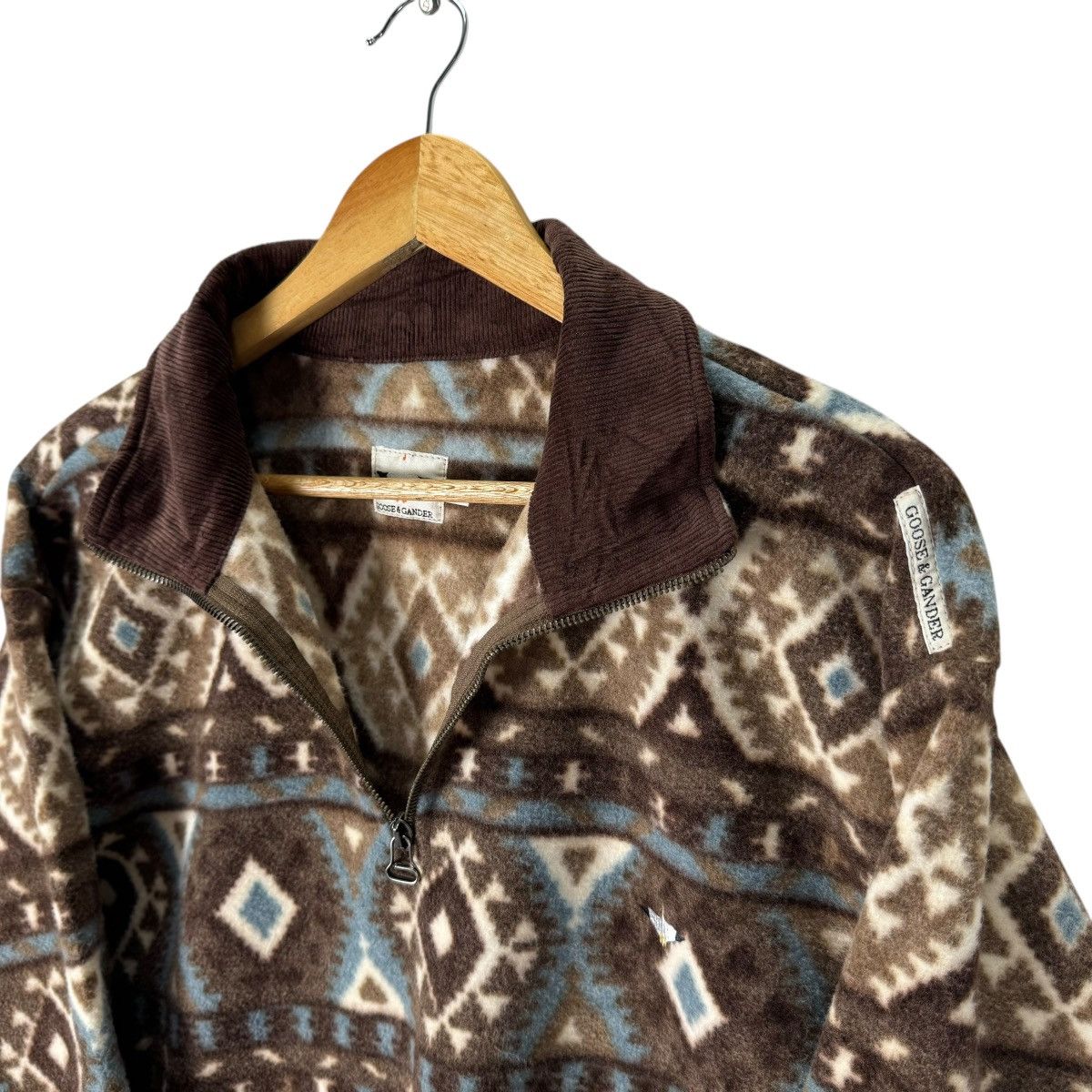 Native ❄️GOOSE & GANDER HALF ZIP FLEECE NATIVE JACKET Size US S / EU 44-46 / 1 - 5 Thumbnail