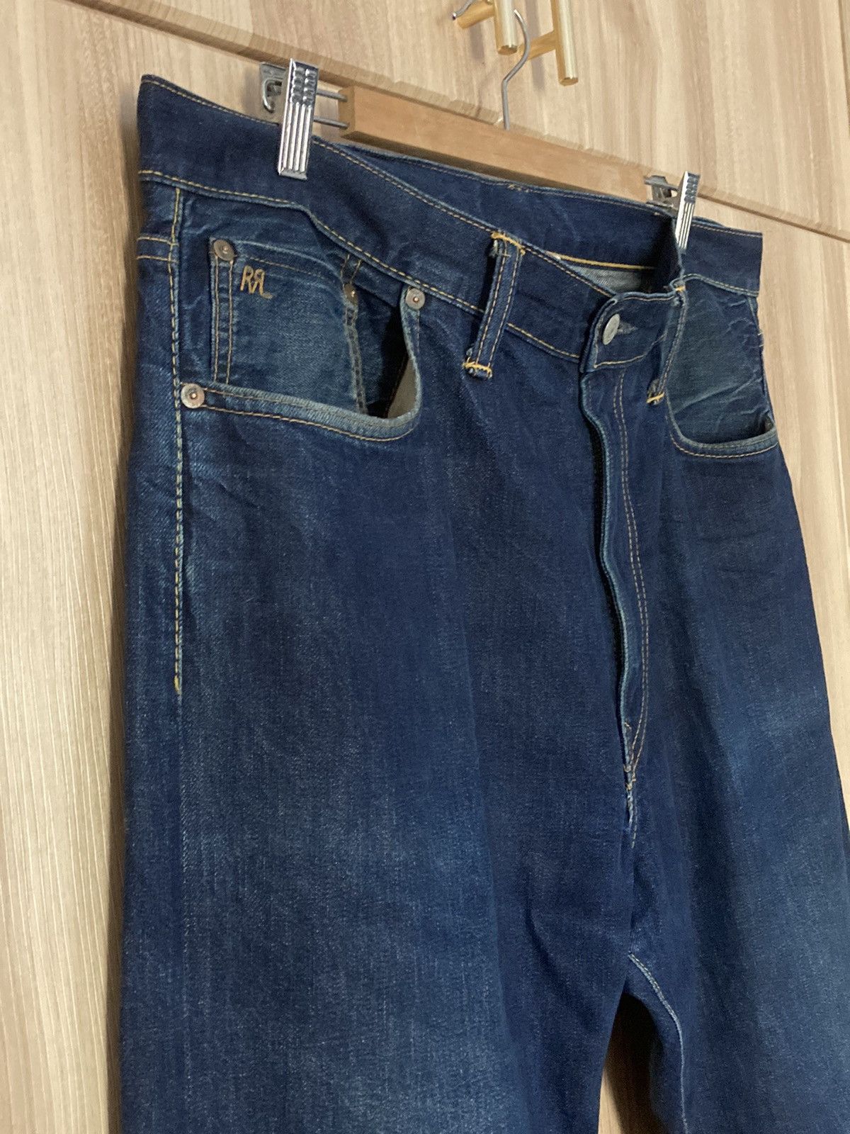 Ralph Lauren RRL Double RL Straight Indigo Denim Jeans Size US 38 / EU 54 - 6 Thumbnail