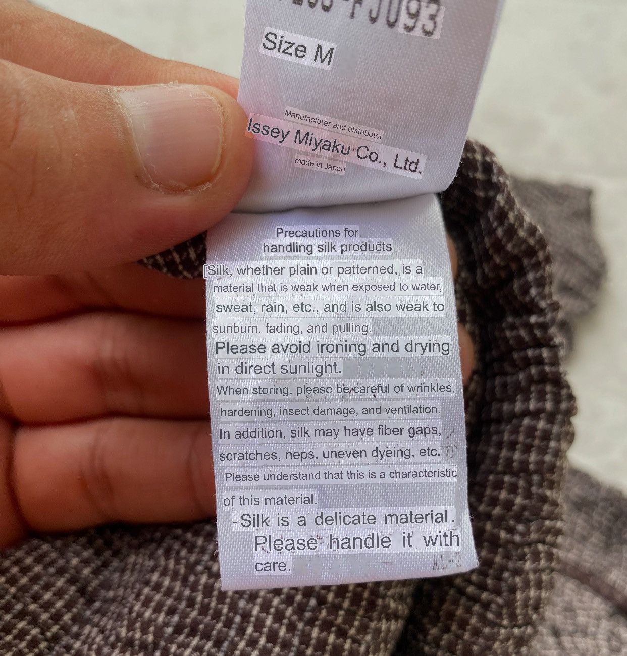Issey Miyake Issey Miyake Permante Vintage 80's Silk Flannel Shirt Size M / US 6-8 / IT 42-44 - 18 Thumbnail