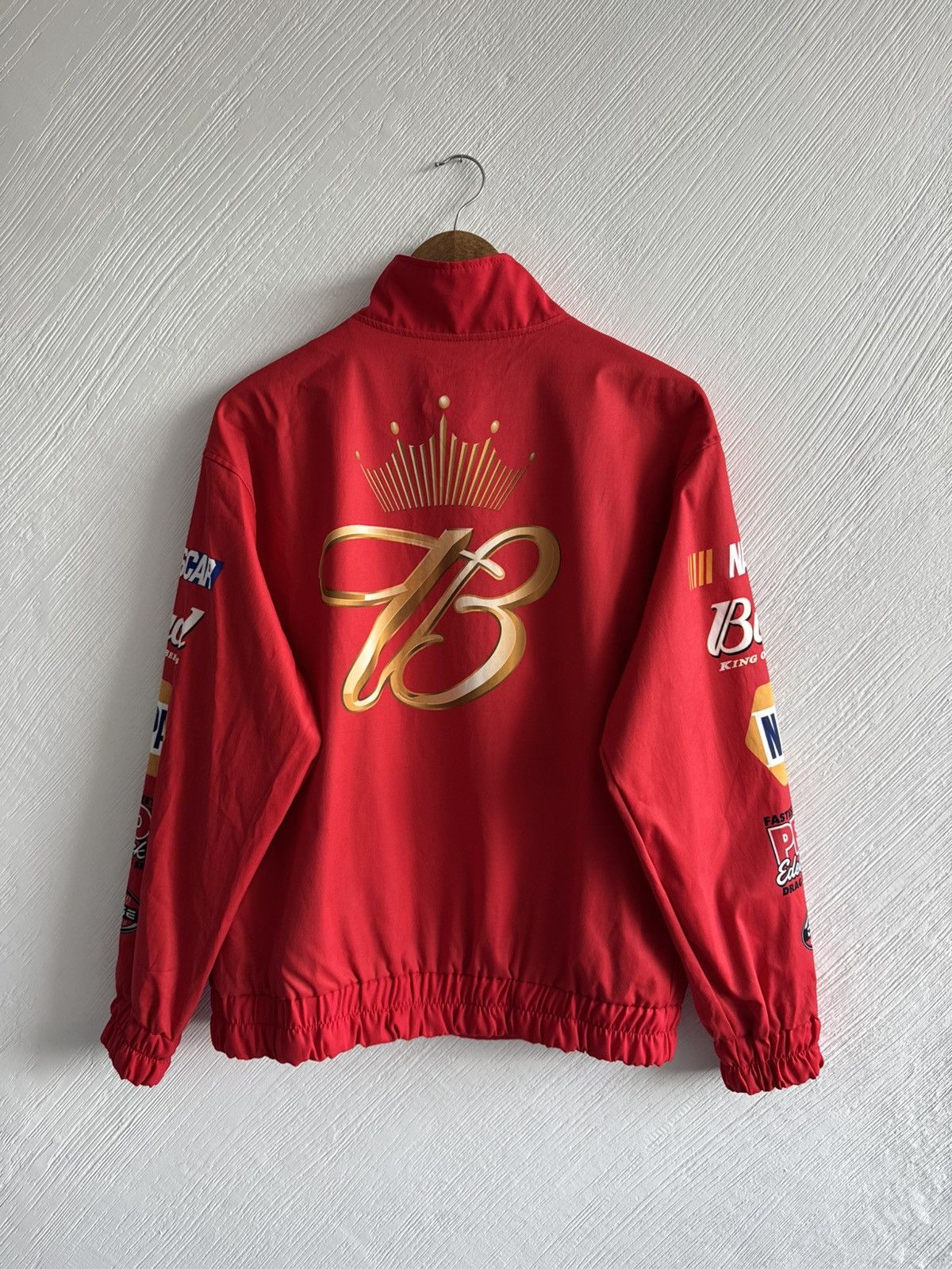 NASCAR VTG NASCAR Racing Bomber Jacket Bud King of Beers Remington Size US S / EU 44-46 / 1 - 3 Thumbnail