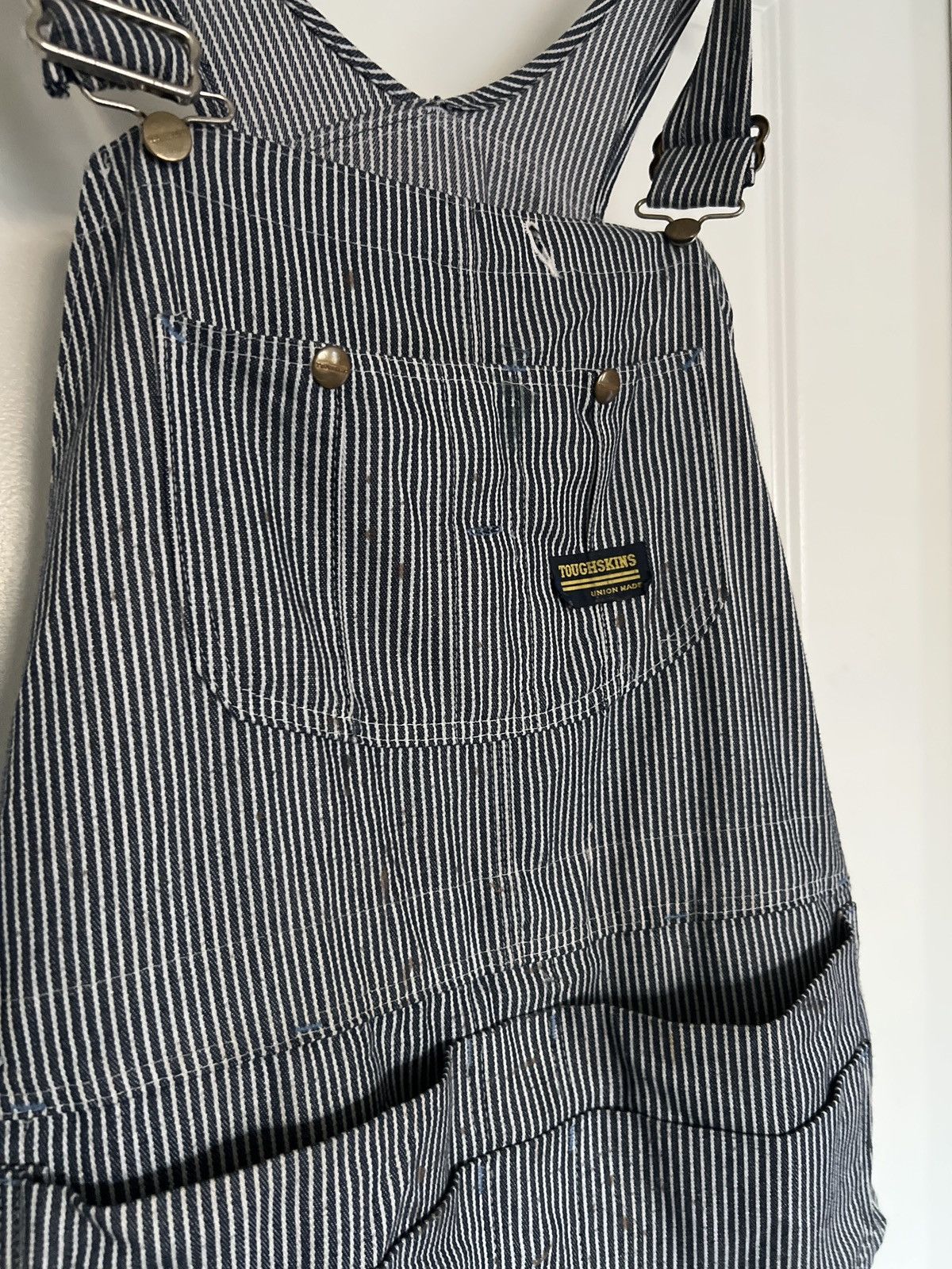 Sears 70s Railroad Pinstripe Overalls Size US 35 - 1 Thumbnail