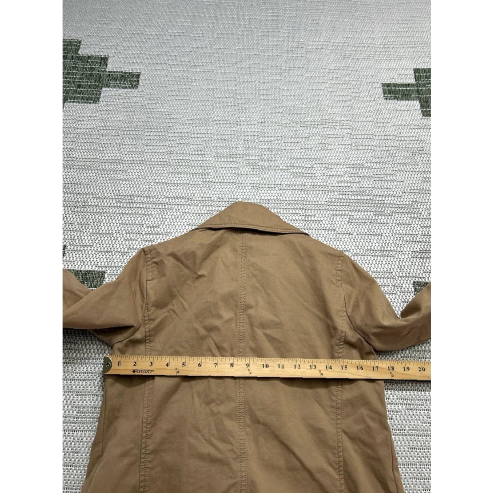J.Crew VINTAGE J.Crew Overcoat Coat Womens 2 Brown Cotton Canvas Wool Insulation Winter Fall Regular Dry Clean Only Mens Womens Size XS / US 0-2 / IT 36-38 - 7 Thumbnail