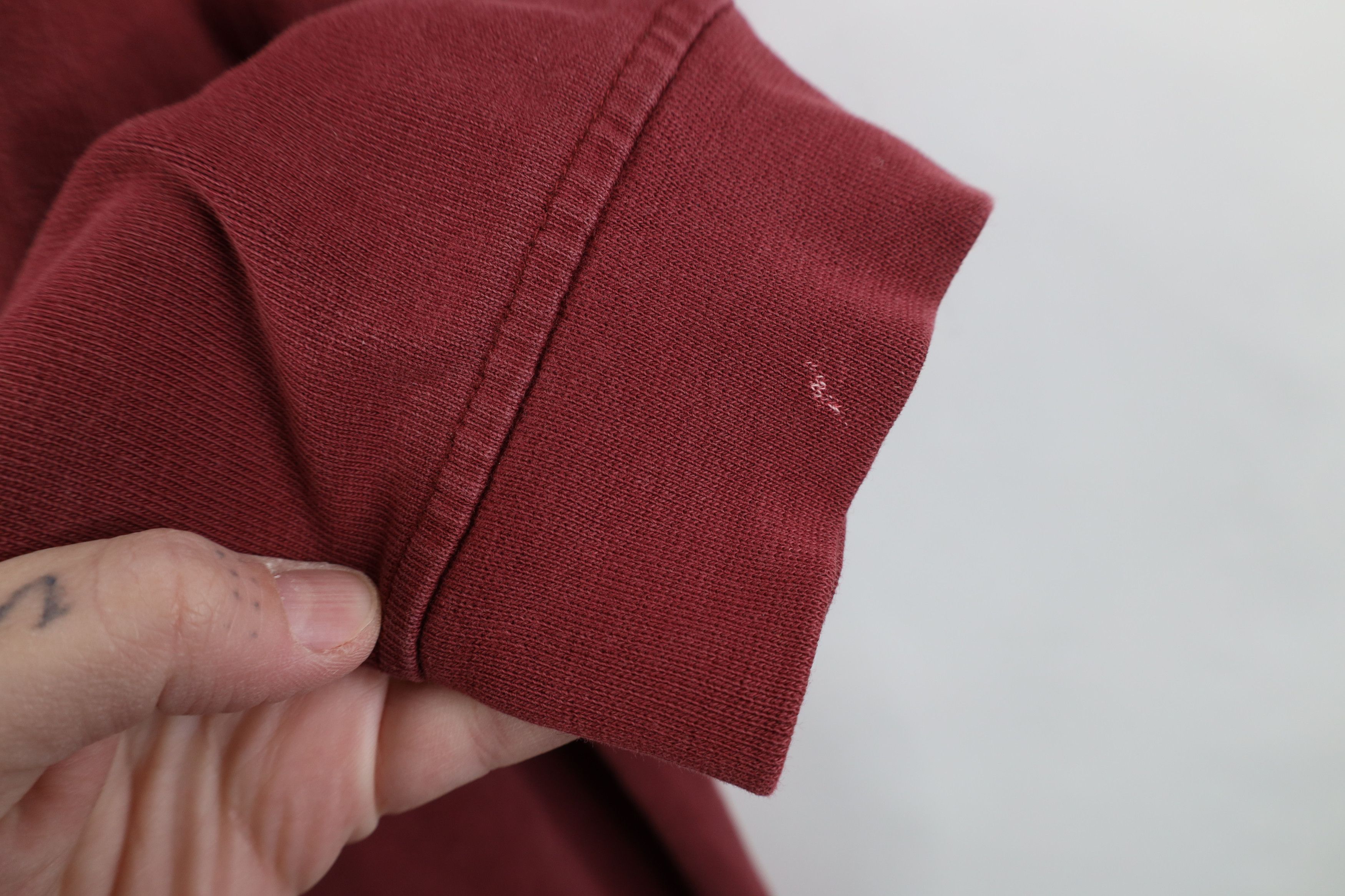 Vintage Vintage 90s Streetwear Block Long Sleeve Rugby Polo Red Size US M / EU 48-50 / 2 - 4 Thumbnail
