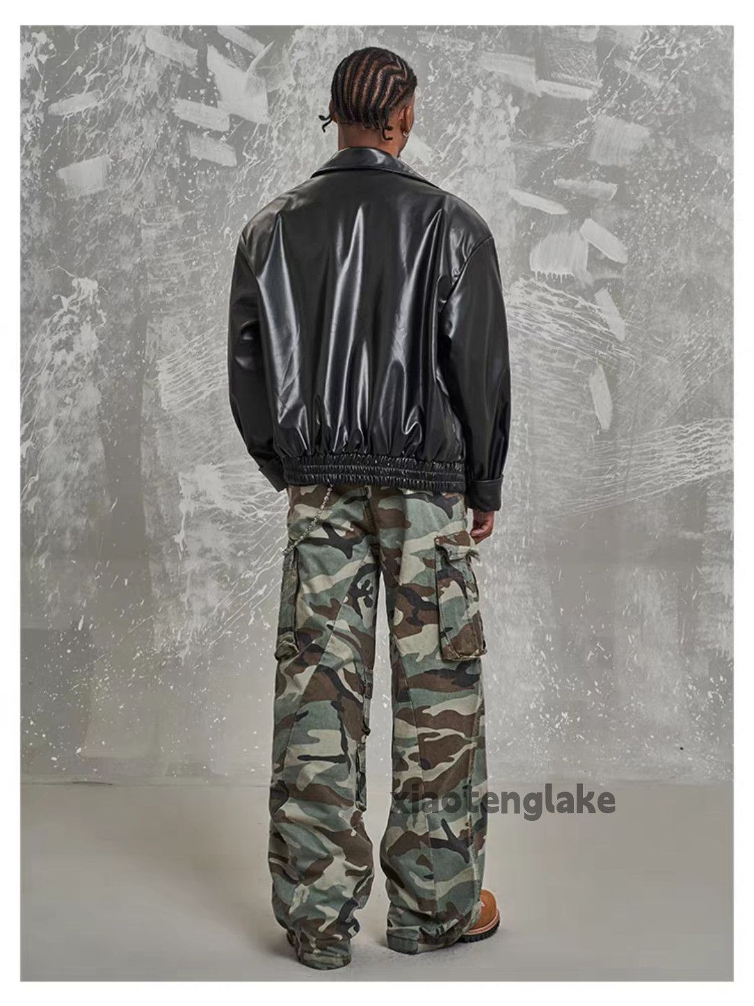 Vintage xtl utility loose baggy hiphop cargo camo military pants Size US 32 / EU 48 - 5 Thumbnail