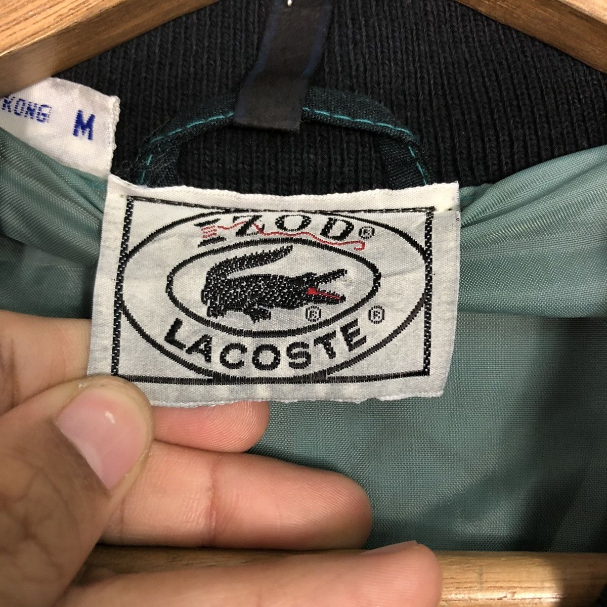 Vintage 🔥VINTAGE BOMBER JACKET DUCK CANVAS IZOD LACOSTE Size US M / EU 48-50 / 2 - 21 Thumbnail