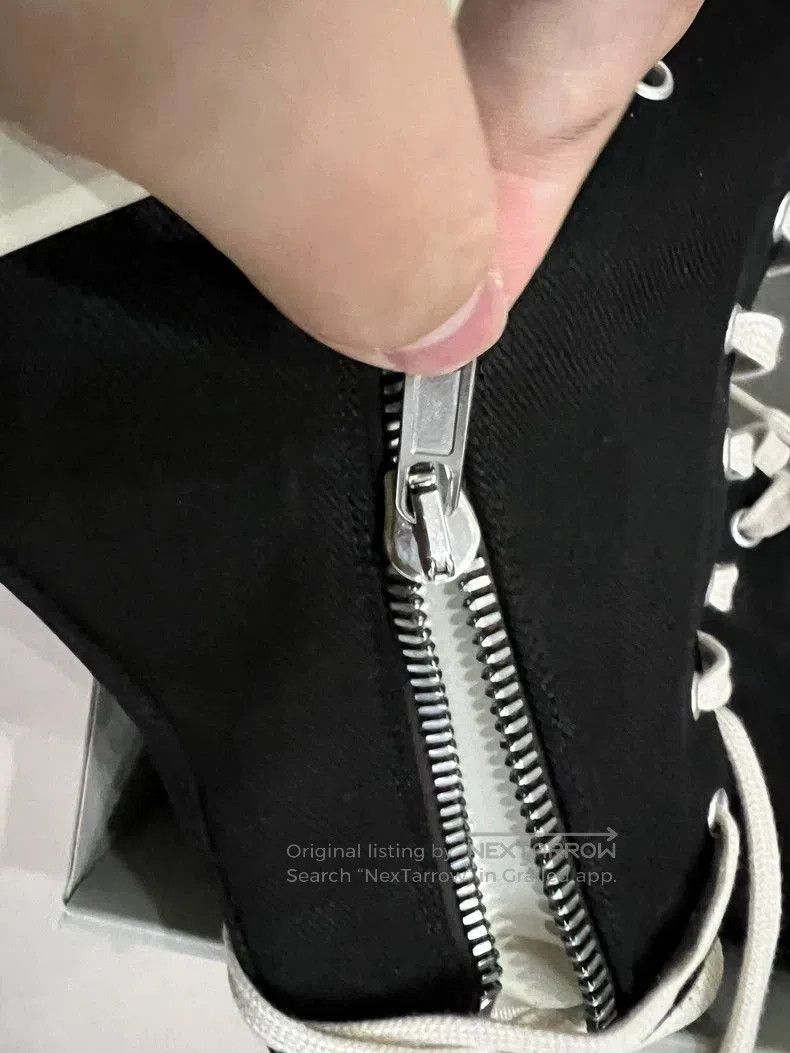 Rick Owens Rick Owens Embroidered Canvas High. Size US 8.5 / EU 41-42 - 5 Thumbnail
